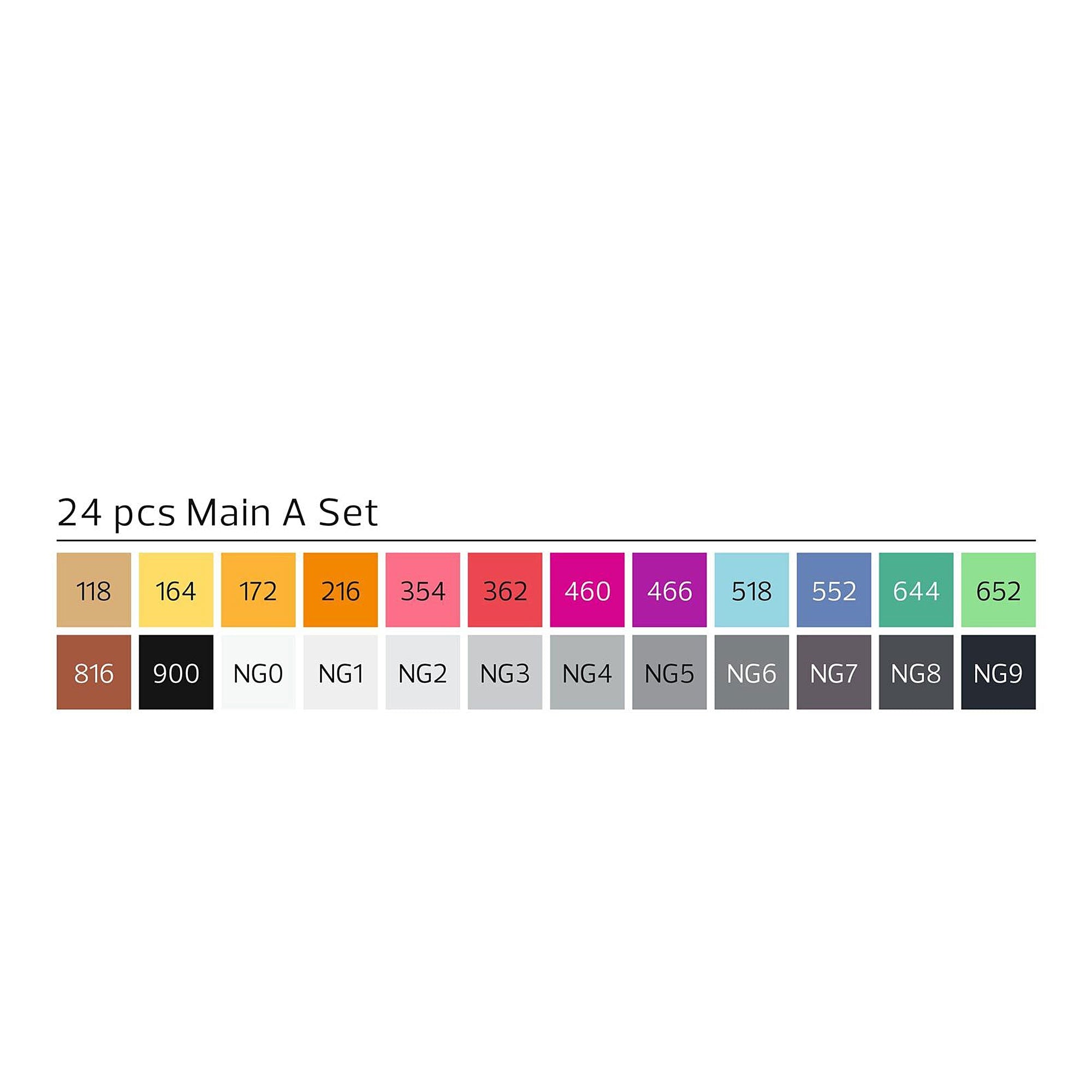 Stylefile marker brush 24er main set a 0 Marker Close-up | Overkill