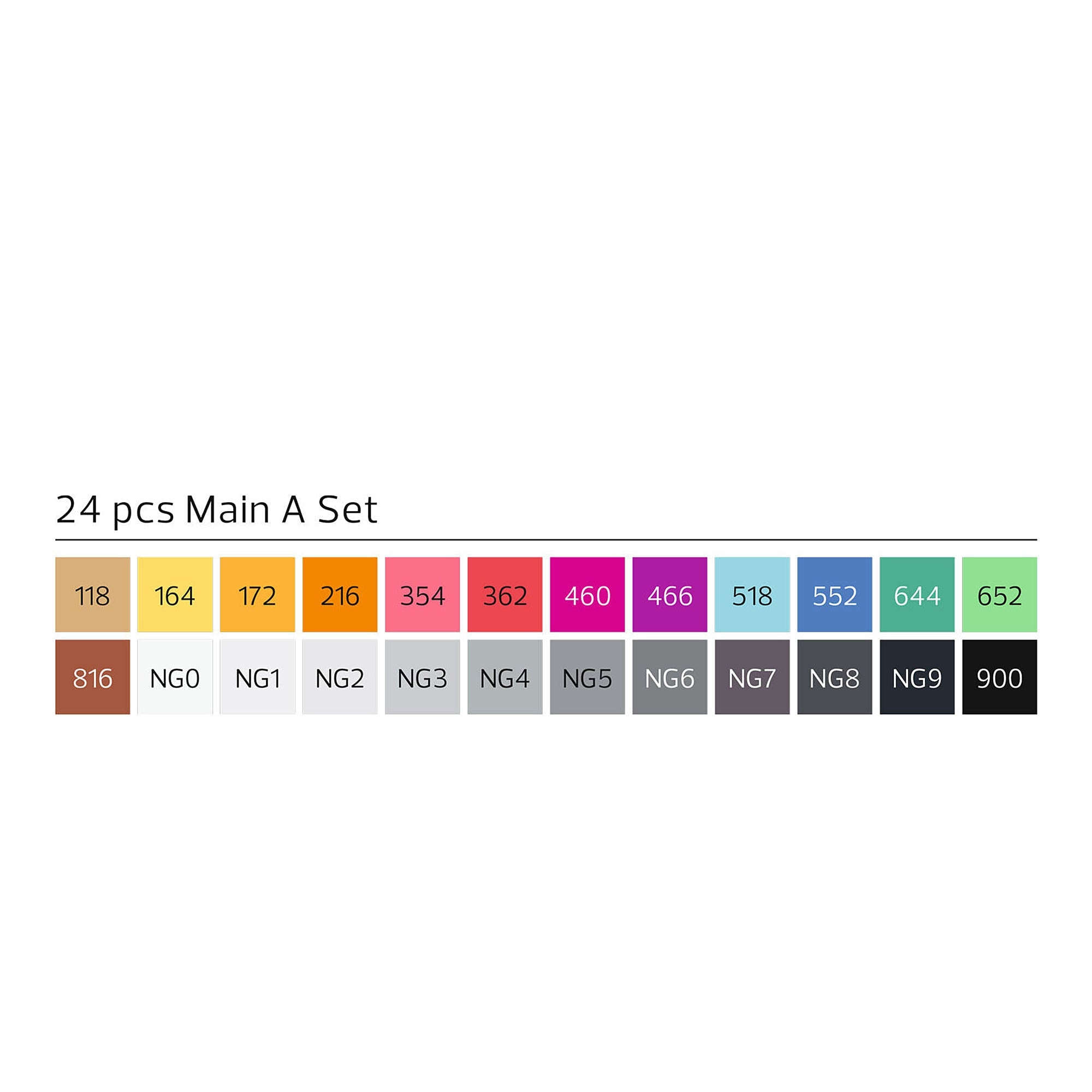 Stylefile marker 24er main set a 0 Marker Material | Overkill