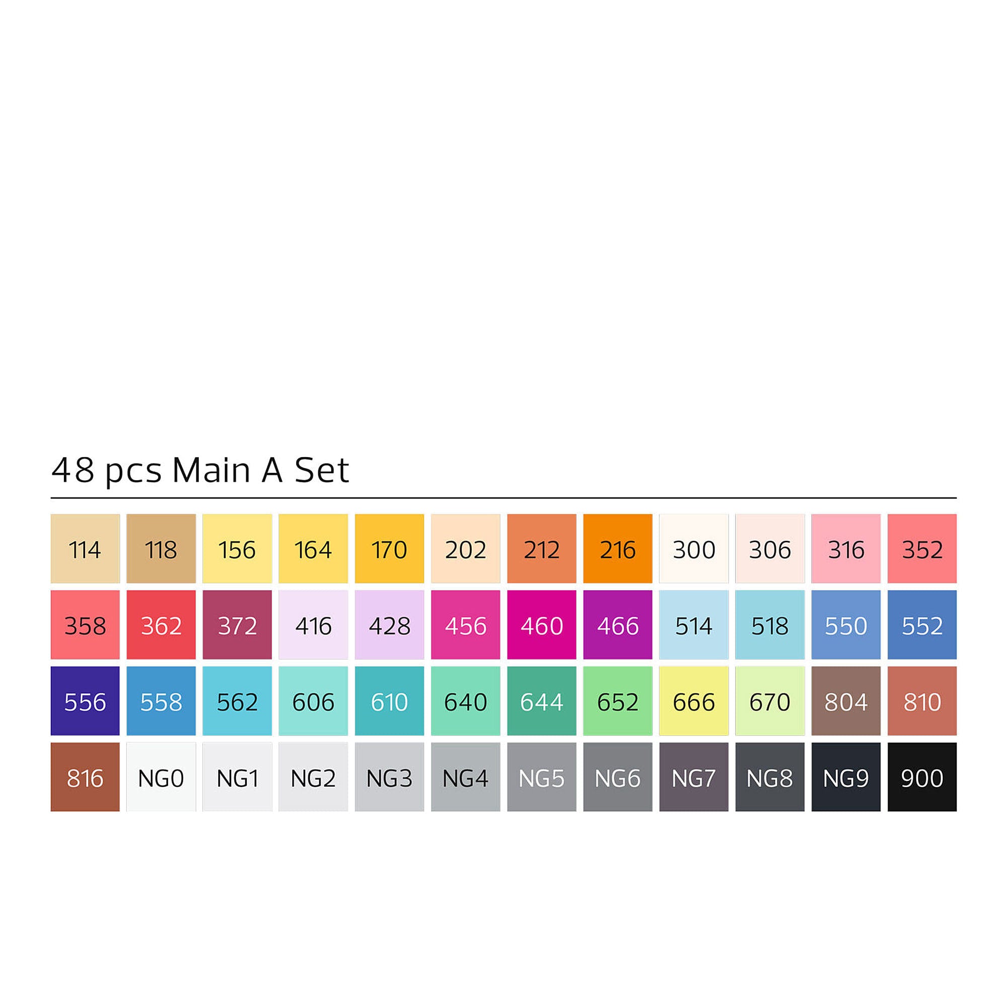 Stylefile marker 48er main set a 0 Marker Close-up | Overkill