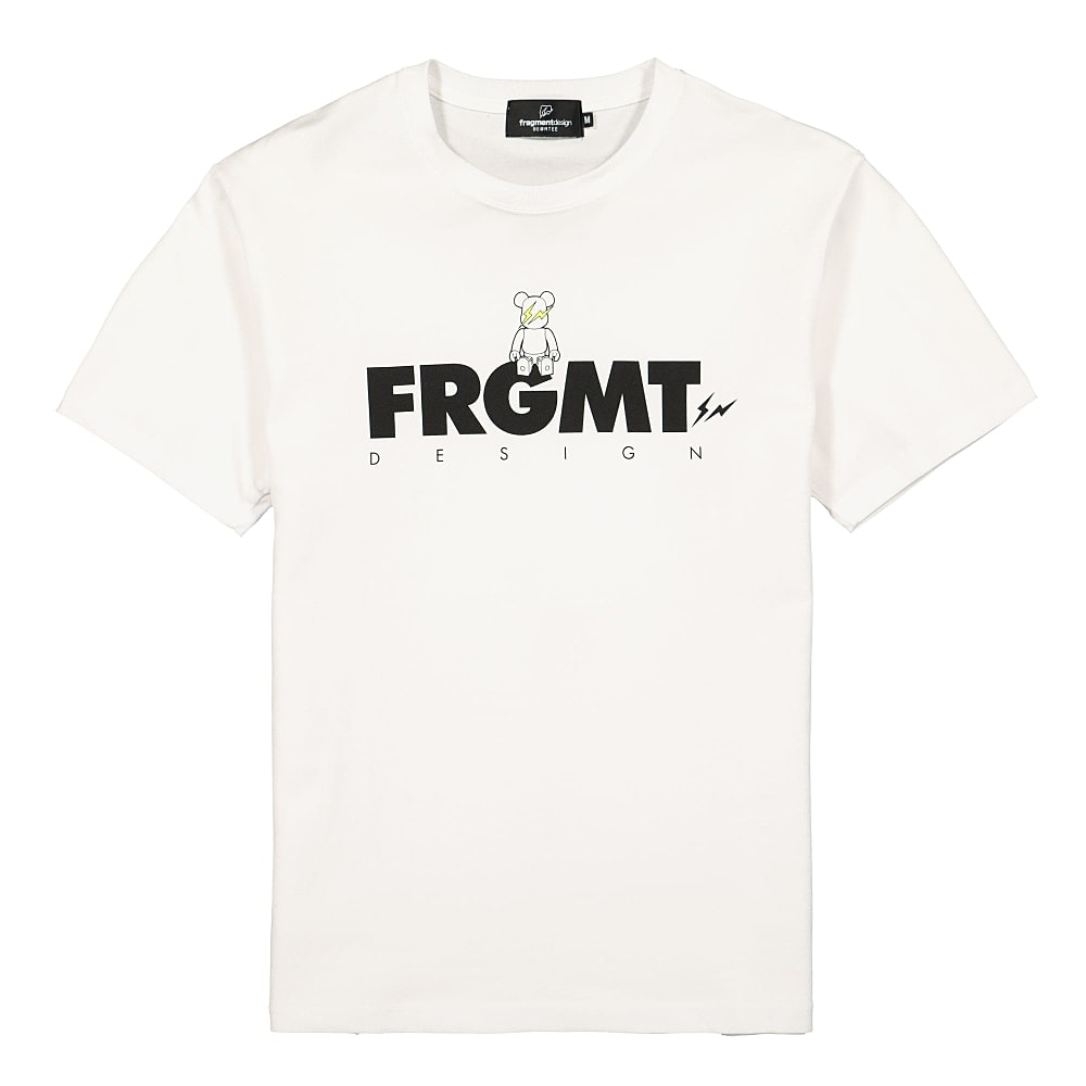 Medicom Fragment Design x Medicom Be@Rtee White T-Shirts MCFMBT | Overkill