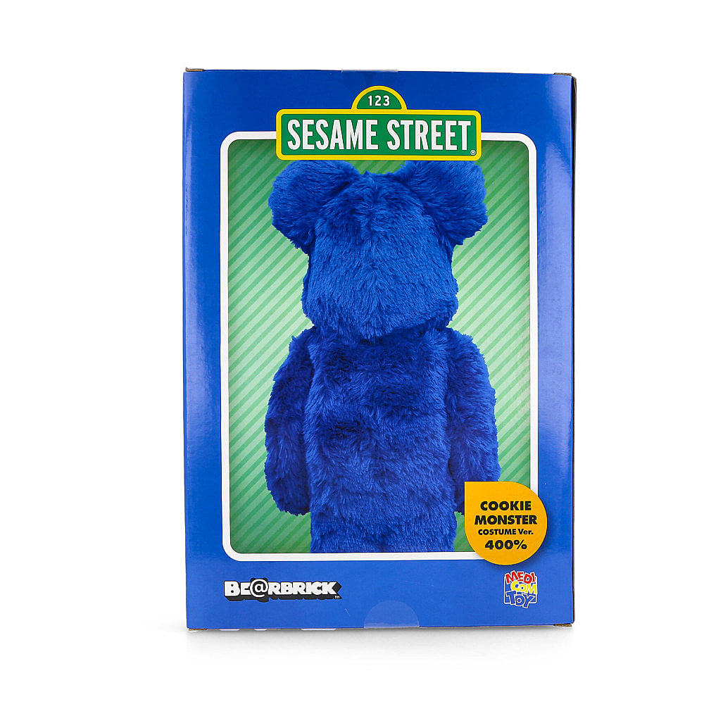 Medicom Be@rbrick Cookie Monster Costume Version 400% Blue Collectibles & Toys Detail view 1 | Overkill