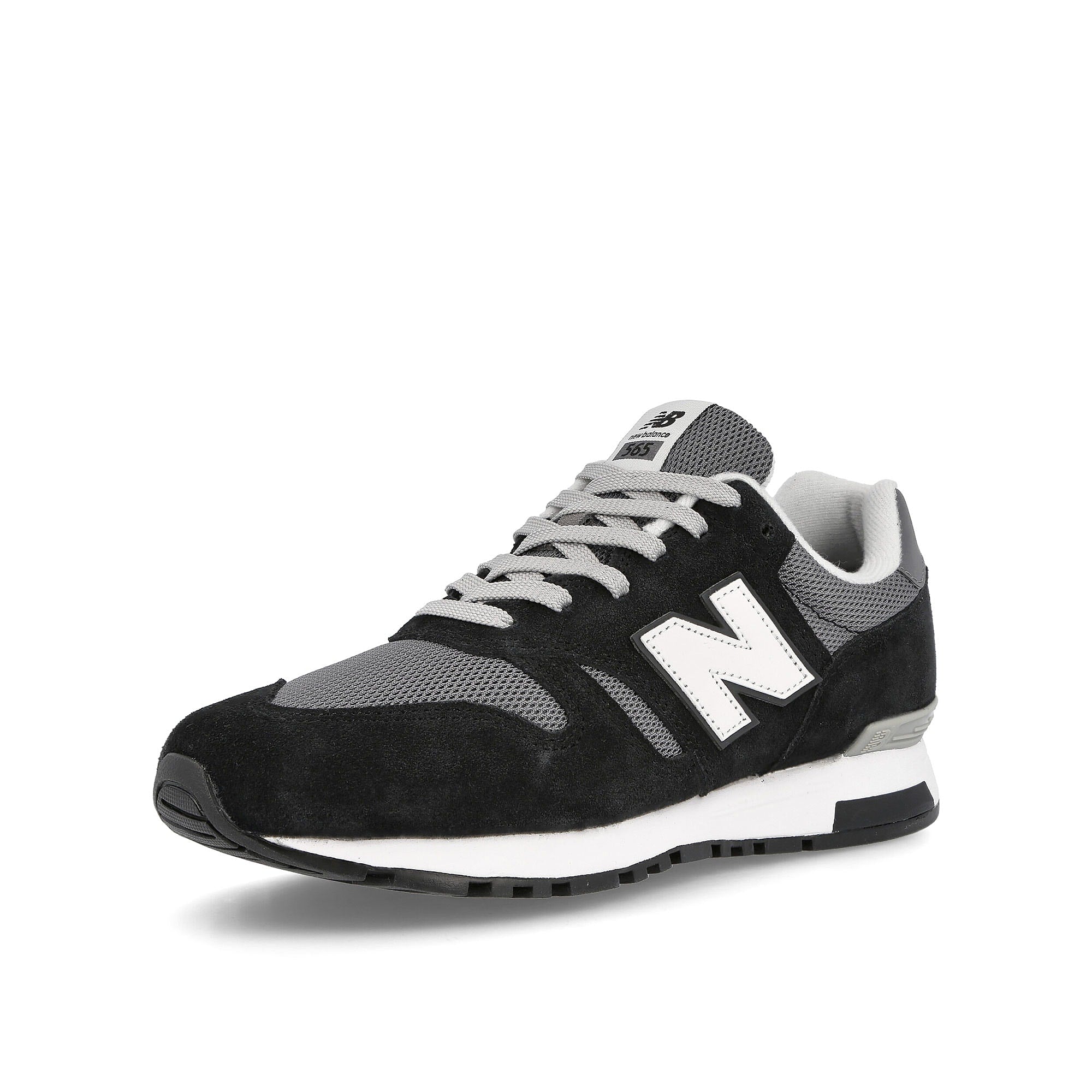 New Balance ml 565 cbk Black Sneakers Close Up | Overkill