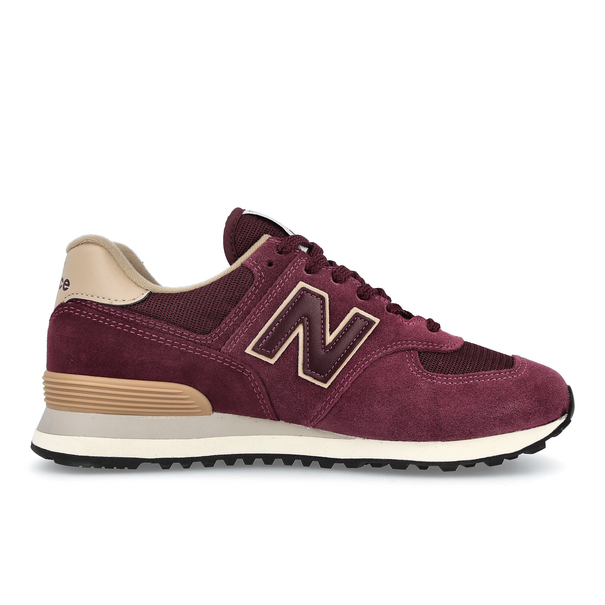 New Balance ml 574 bg2 Burgundy Red Sneakers Silhouette | Overkill