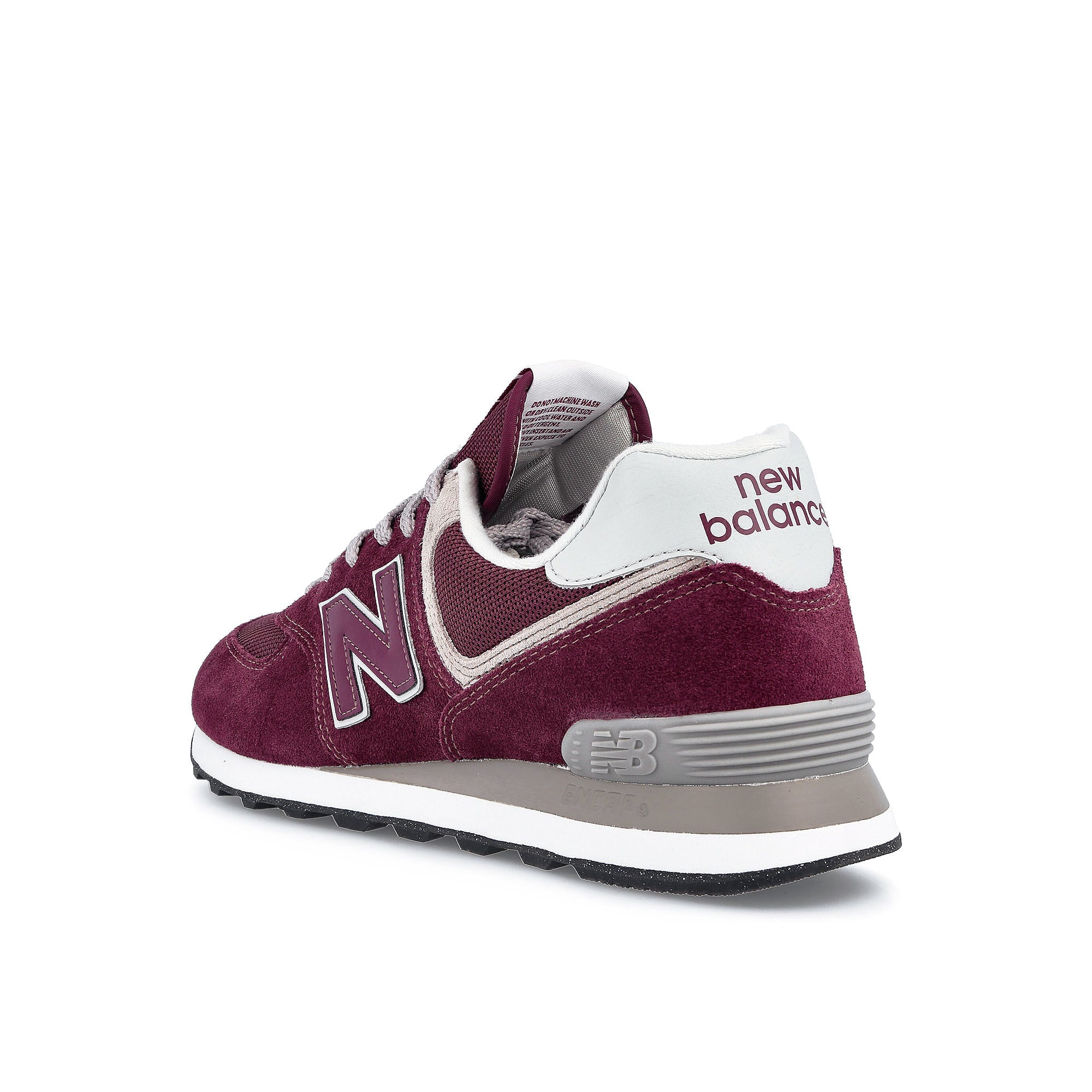 New Balance ml 574 evm Burgundy Red Sneakers Material | Overkill