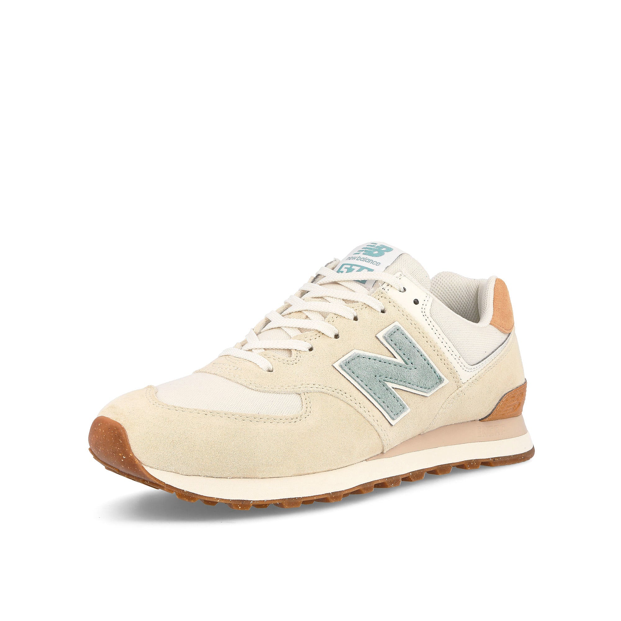 New Balance ml574rf2 Sea Salt Low Top Sneakers Close Up | Overkill
