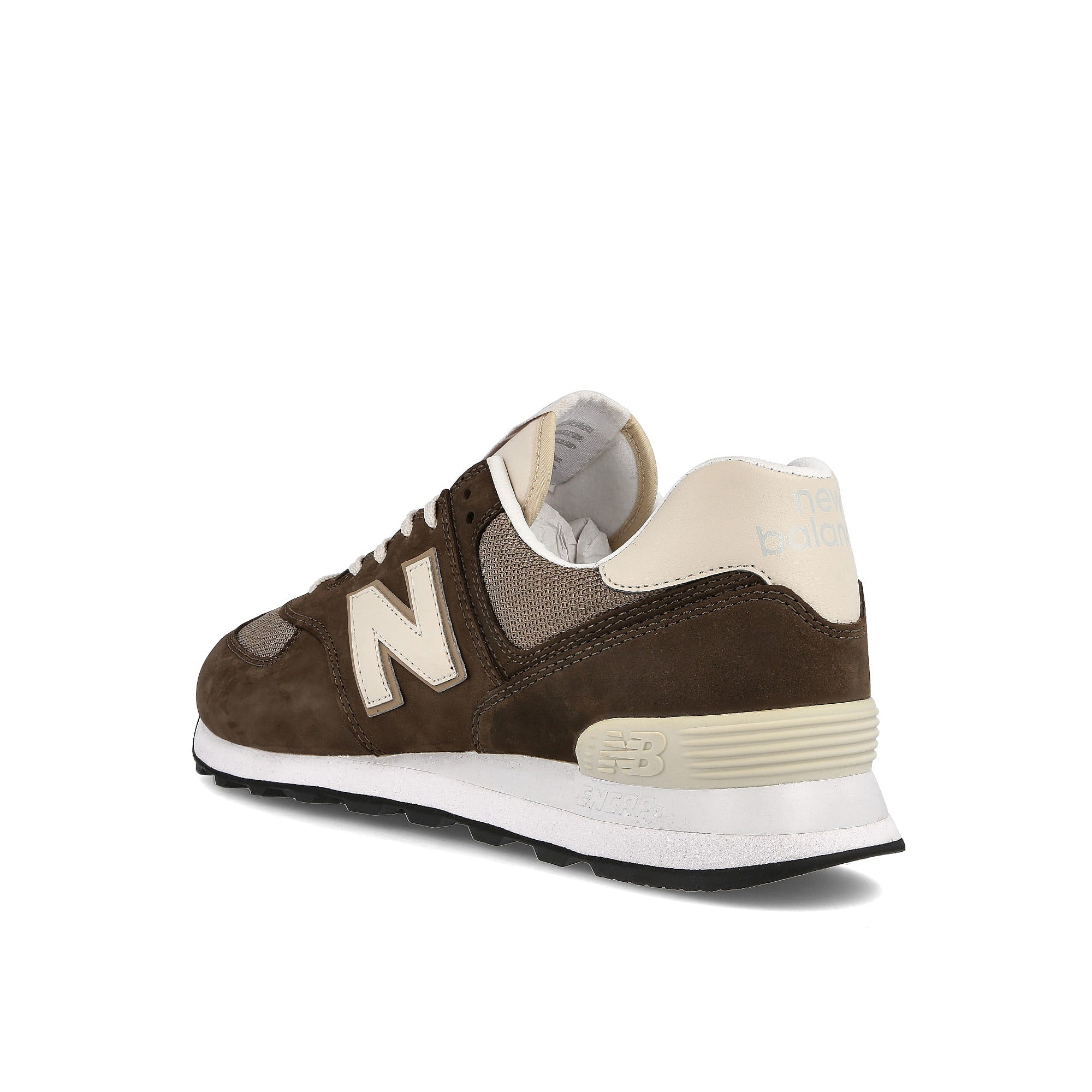 New Balance ml 574 shp Brown-Beige Sneakers Material | Overkill