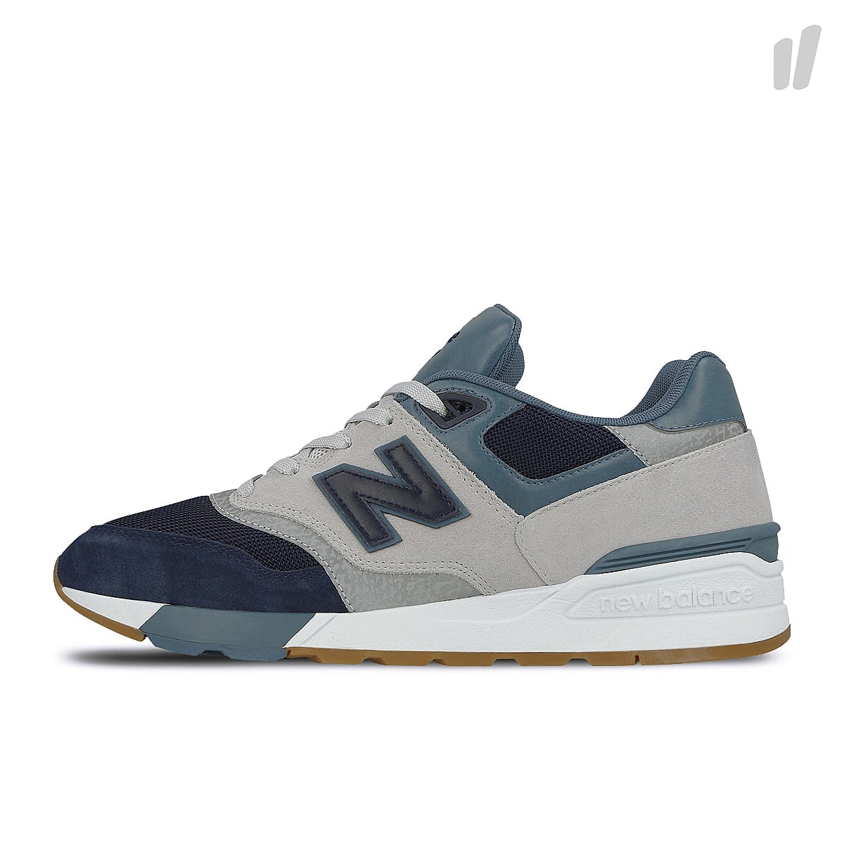 New Balance ml 597 ngt Grey / Blue Sneakers 657361-60-10 | Overkill