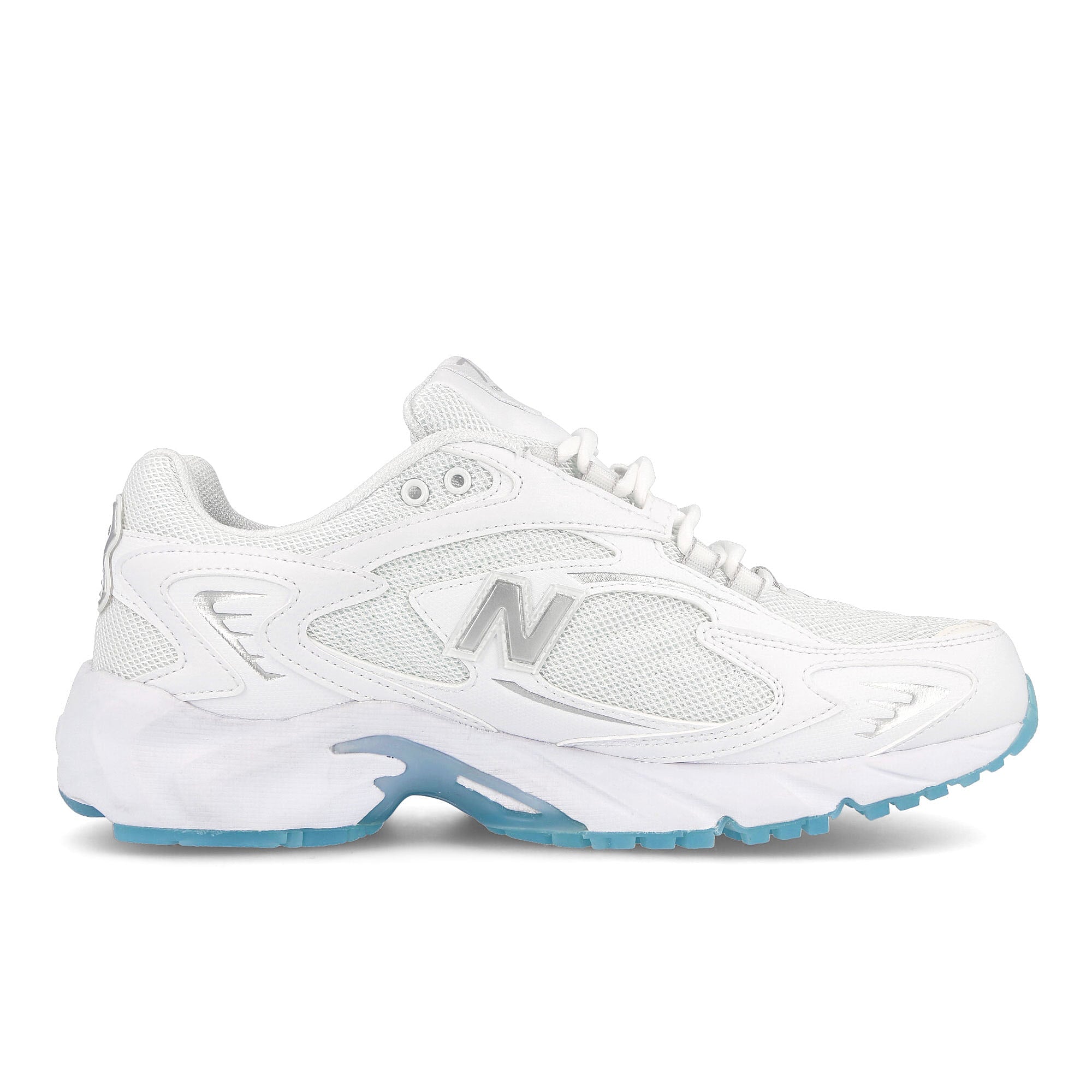 New Balance ml725m White-Ice Blue Low Top Sneakers Silhouette | Overkill