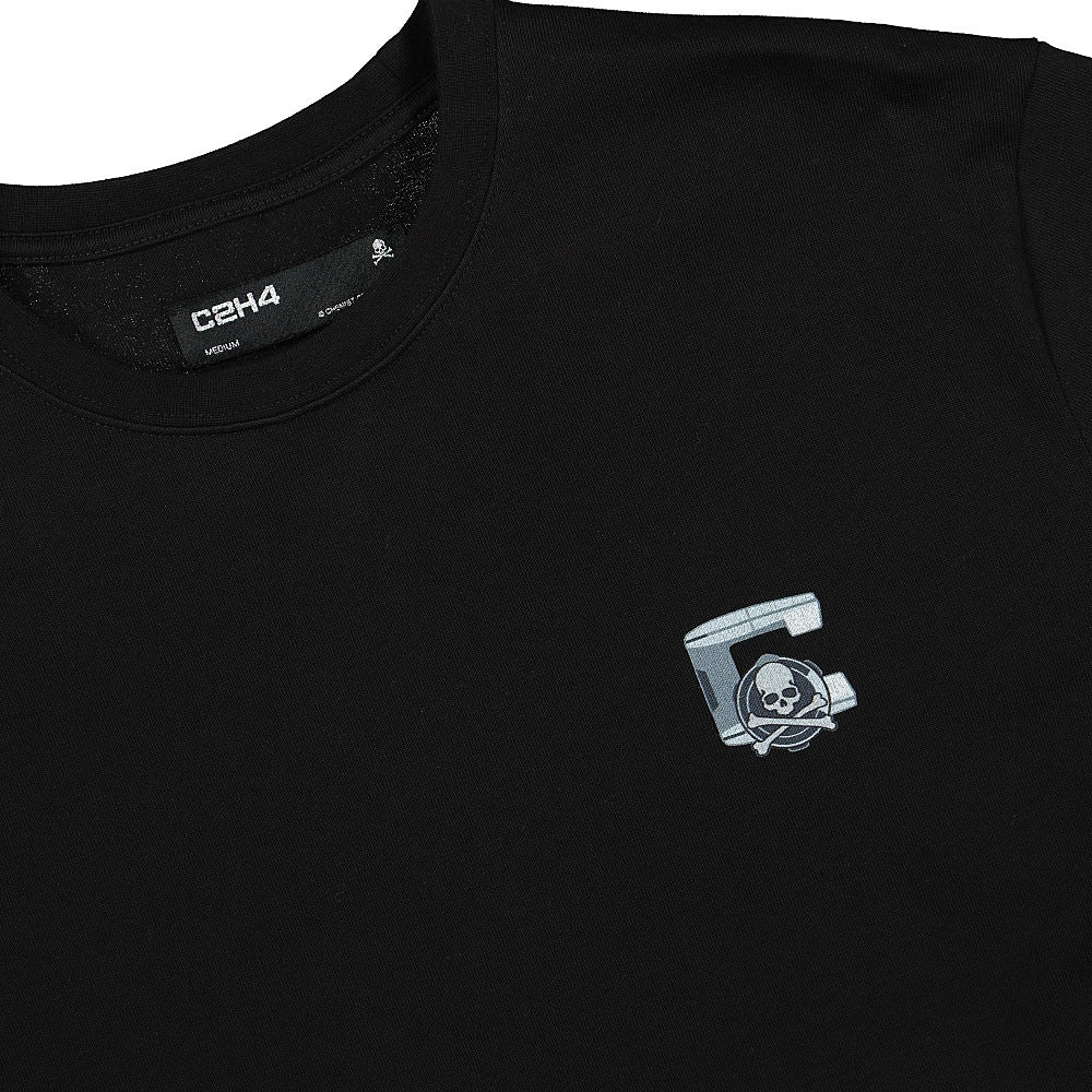 C2H4 Mastermind x C2H4 Printed Logo T-Shirt Black T-Shirts Close-up | Overkill