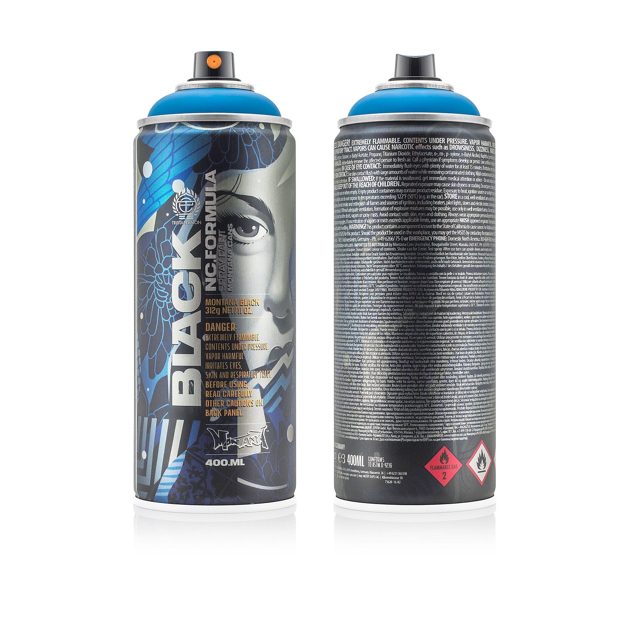 Montana black nc 400 ml ltd. artist edition #10 - tristan eaton BLK-AE-10 | Overkill