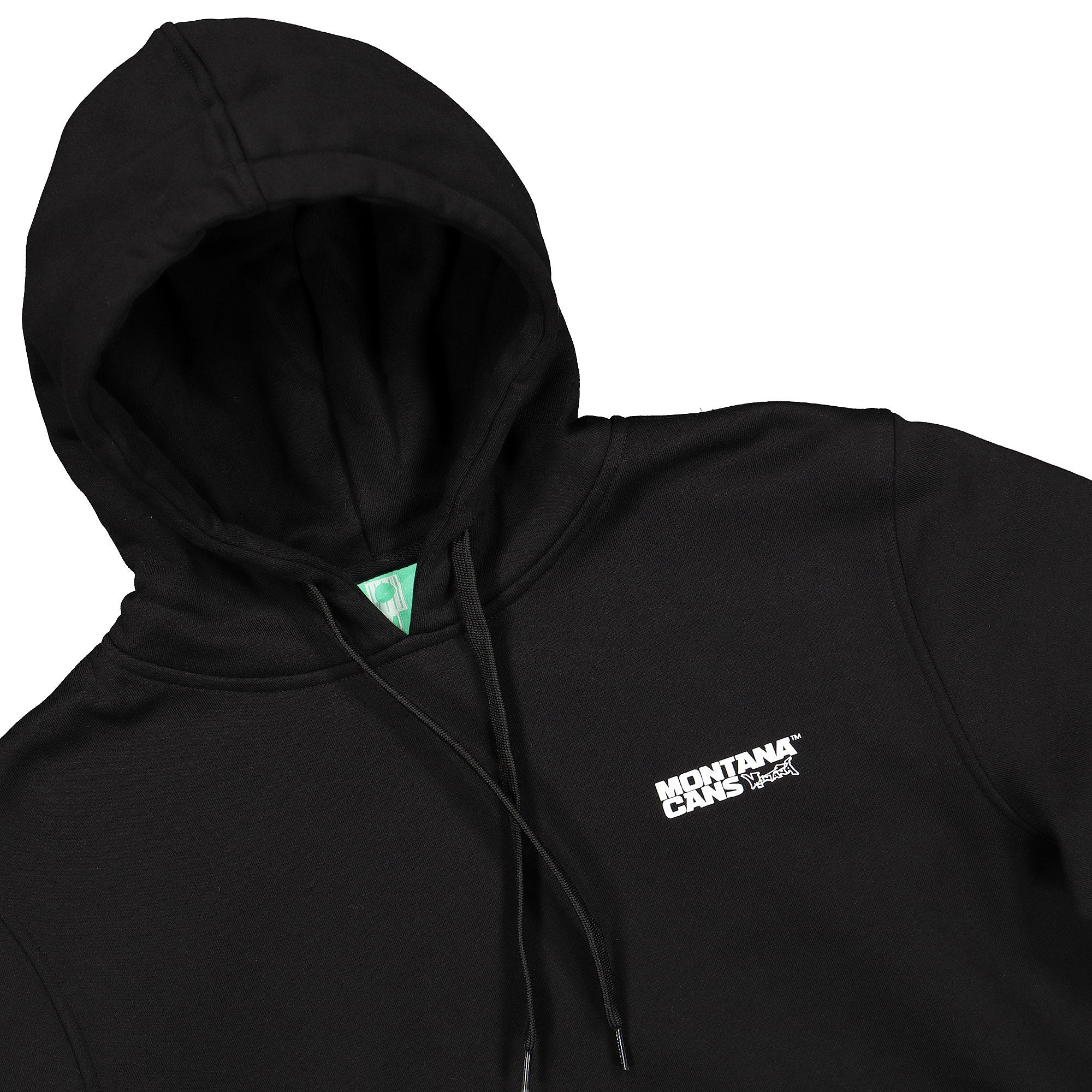 Montana Logo Hoody Black Hoodies Close-up | Overkill