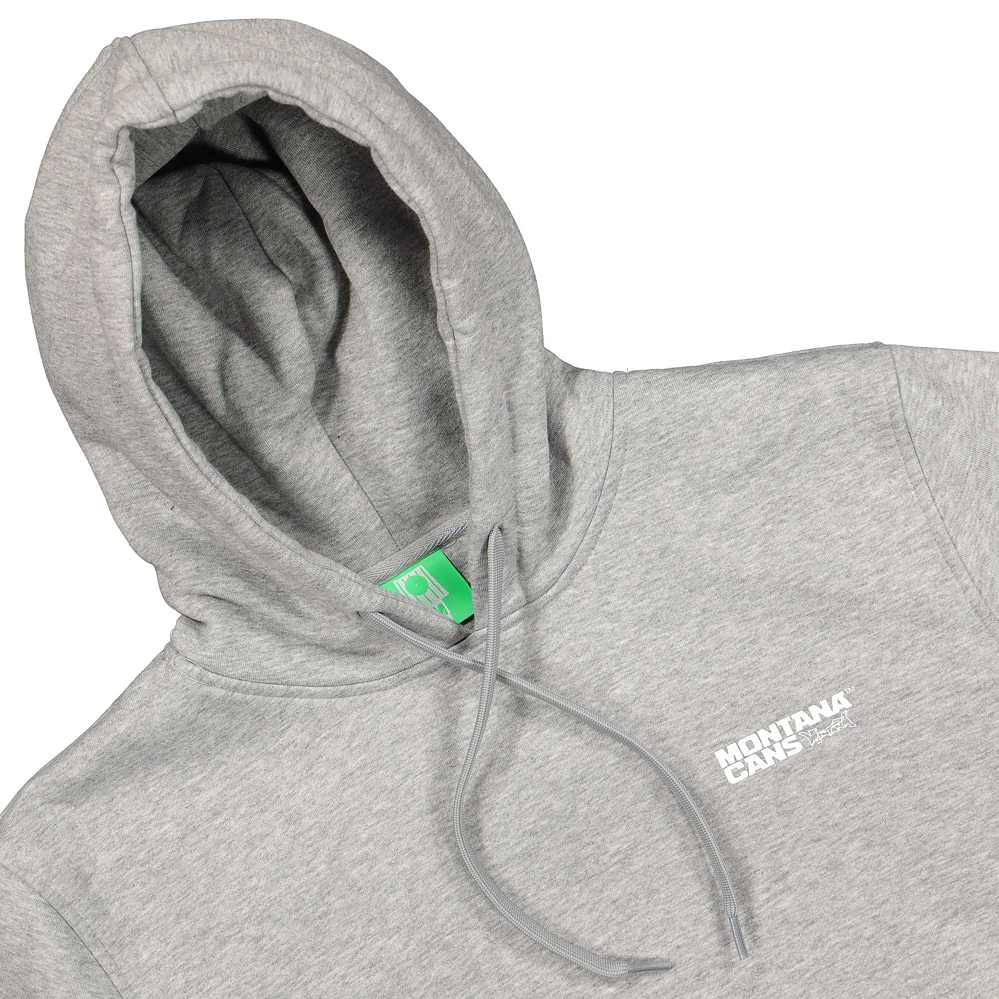 Montana Logo Hoody Grey Hoodies Close-up | Overkill