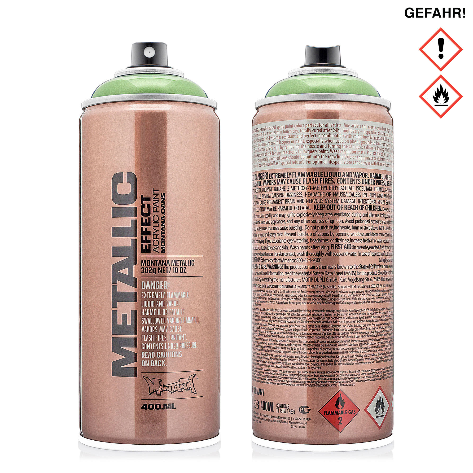 Montana metallic spray 400 ml Cans MON1000010 | Overkill