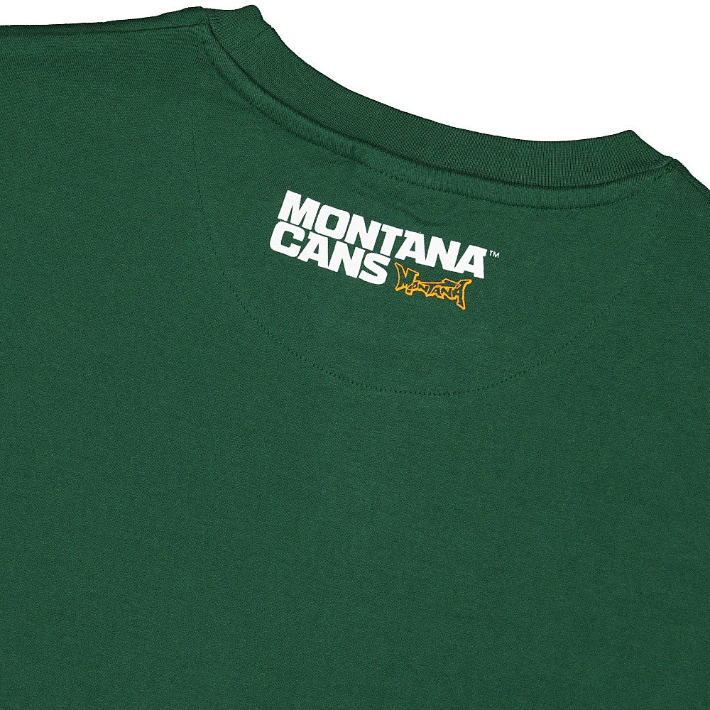 Montana T-Shirt Typo + Logo Green T-Shirts Detailfoto | Overkill