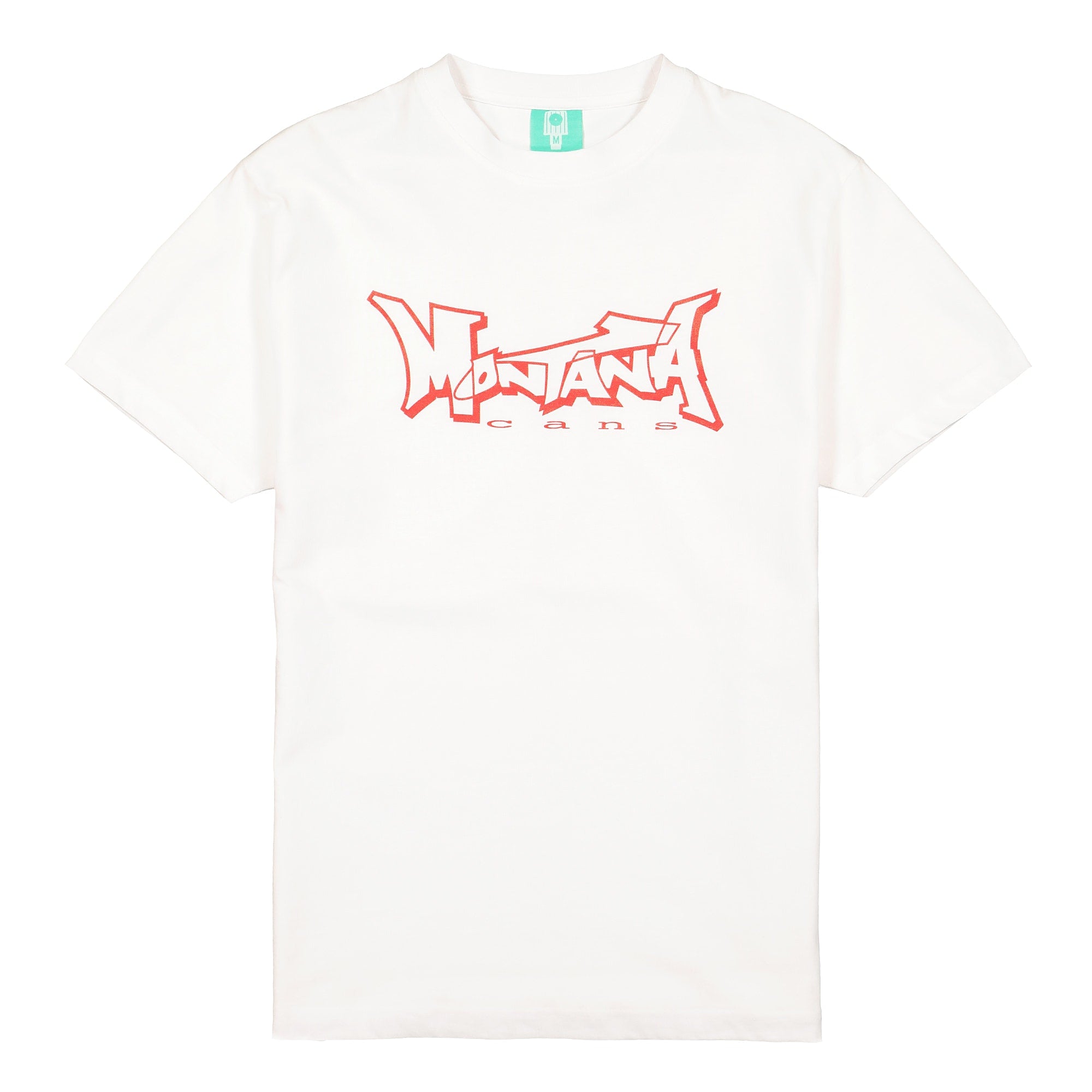 Montana Logo T-Shirt White / Red T-Shirts 396052 | Overkill