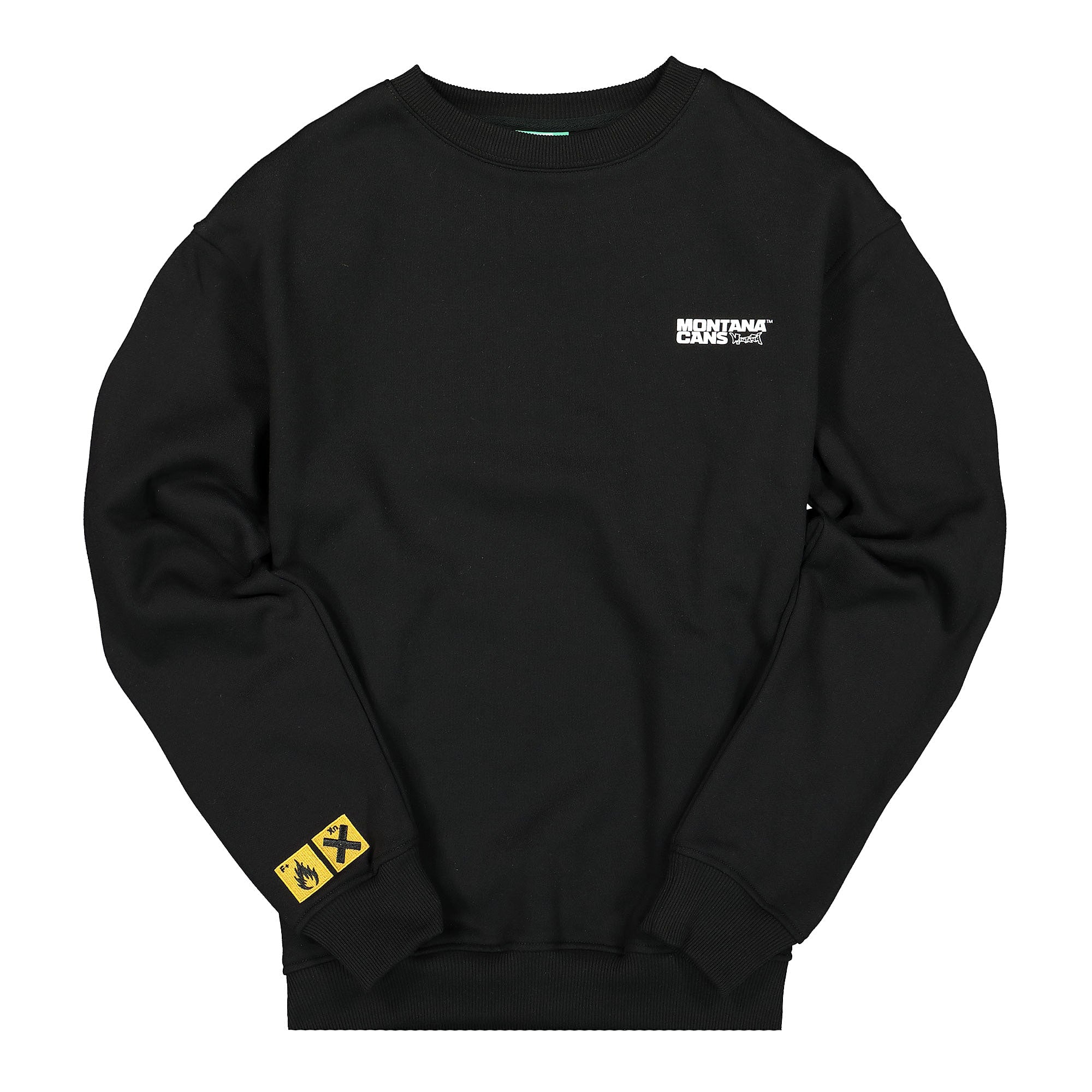 Montana Sweatshirt Typo + Logo Black Sweatshirts 465369 | Overkill