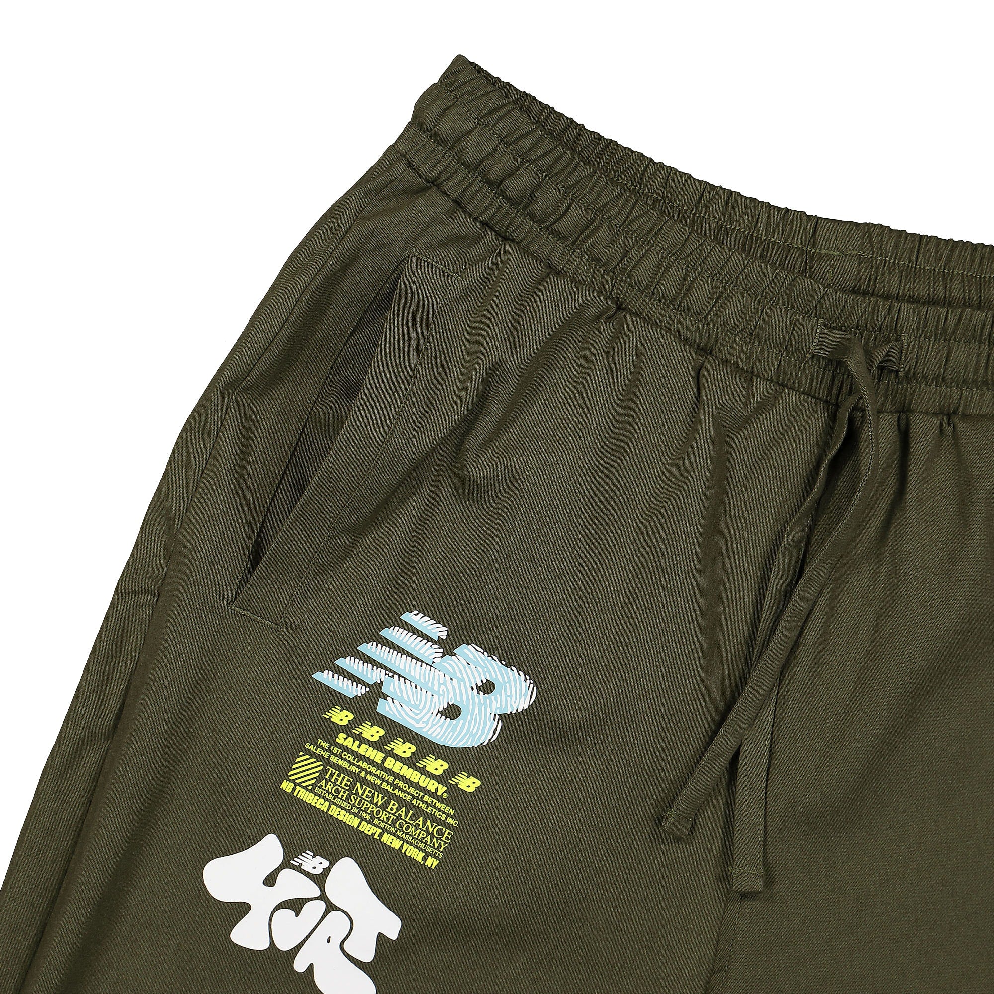 New Balance Salehe Bembury x New Balance Pant Olive Green Sweat & Track Pants Detailfoto | Overkill