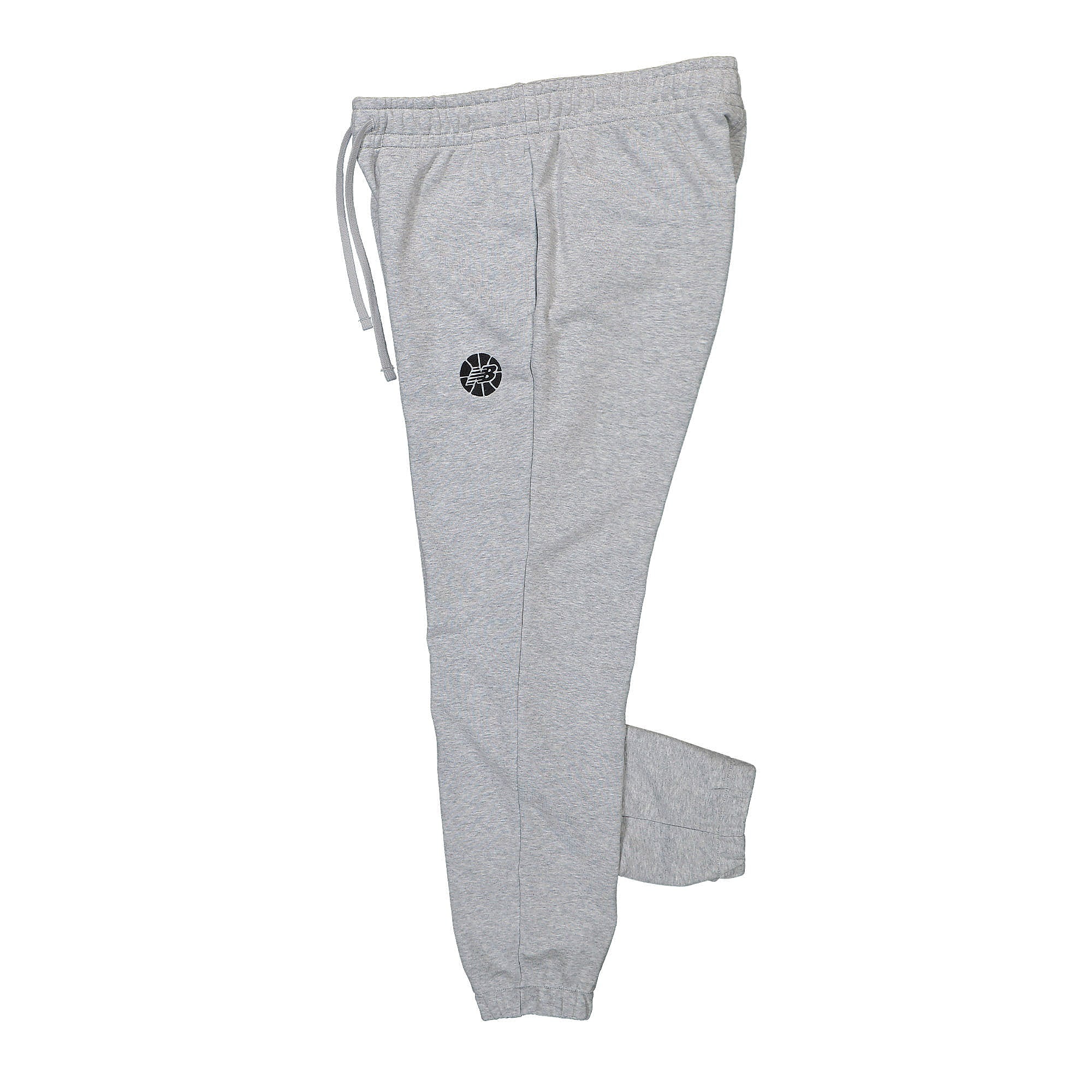 New Balance Hoops Fundamentals Pant Athletic Grey Sweat & Track Pants Close-up | Overkill