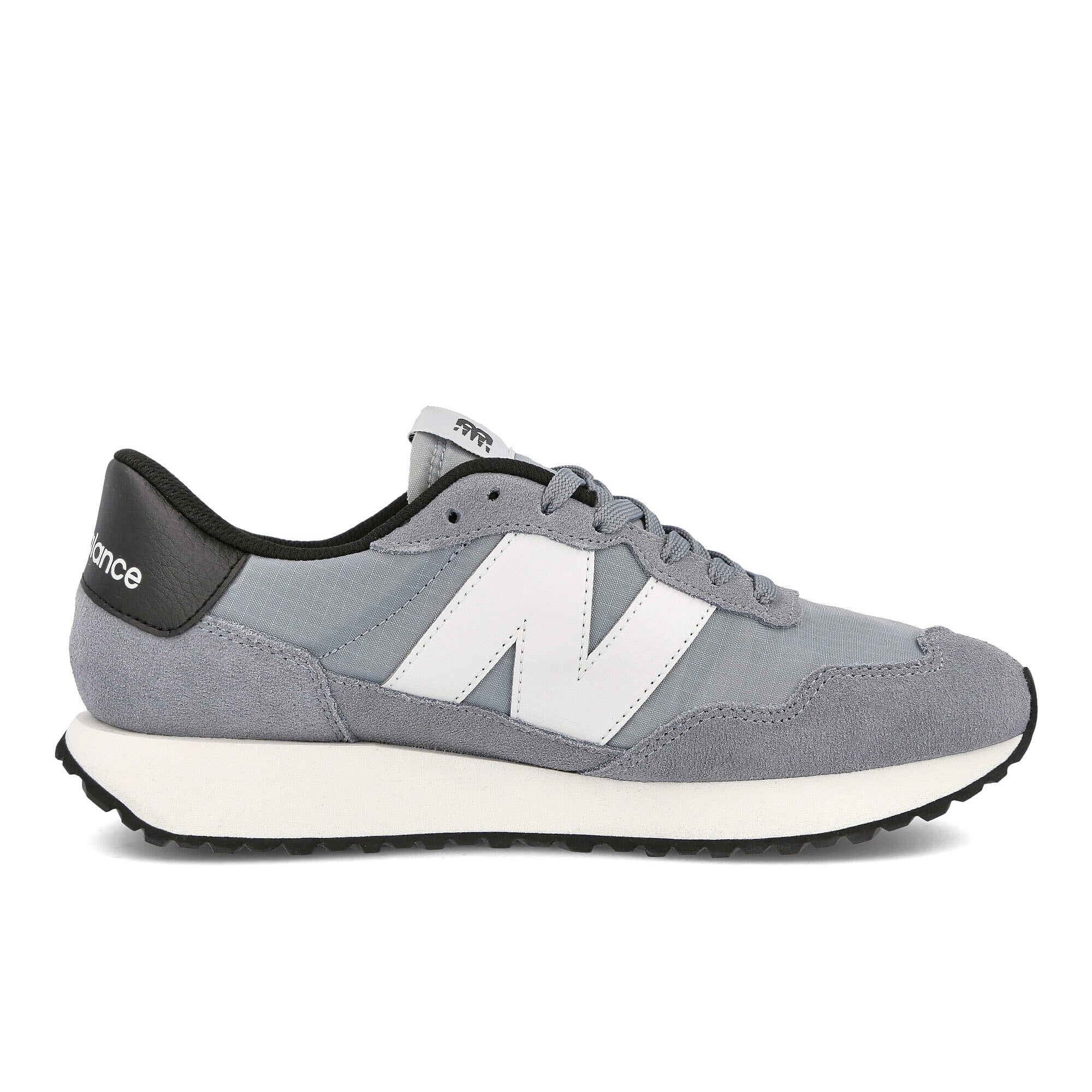 New Balance ms 237 ue1 Grey-White-Black Low Top Sneakers Silhouette | Overkill