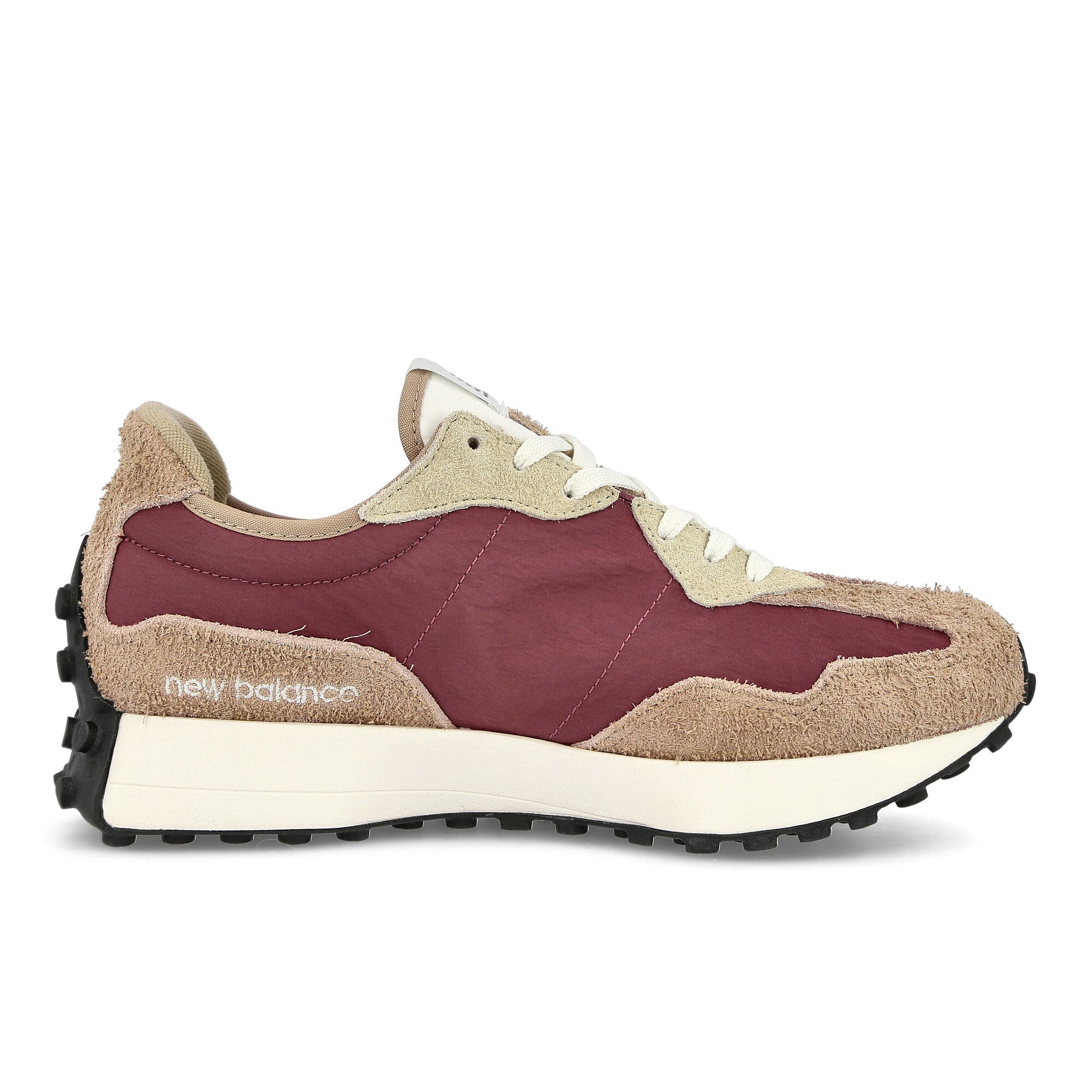 New Balance MS327CP Beige / Burgundy Low Top Sneakers Silhouette | Overkill