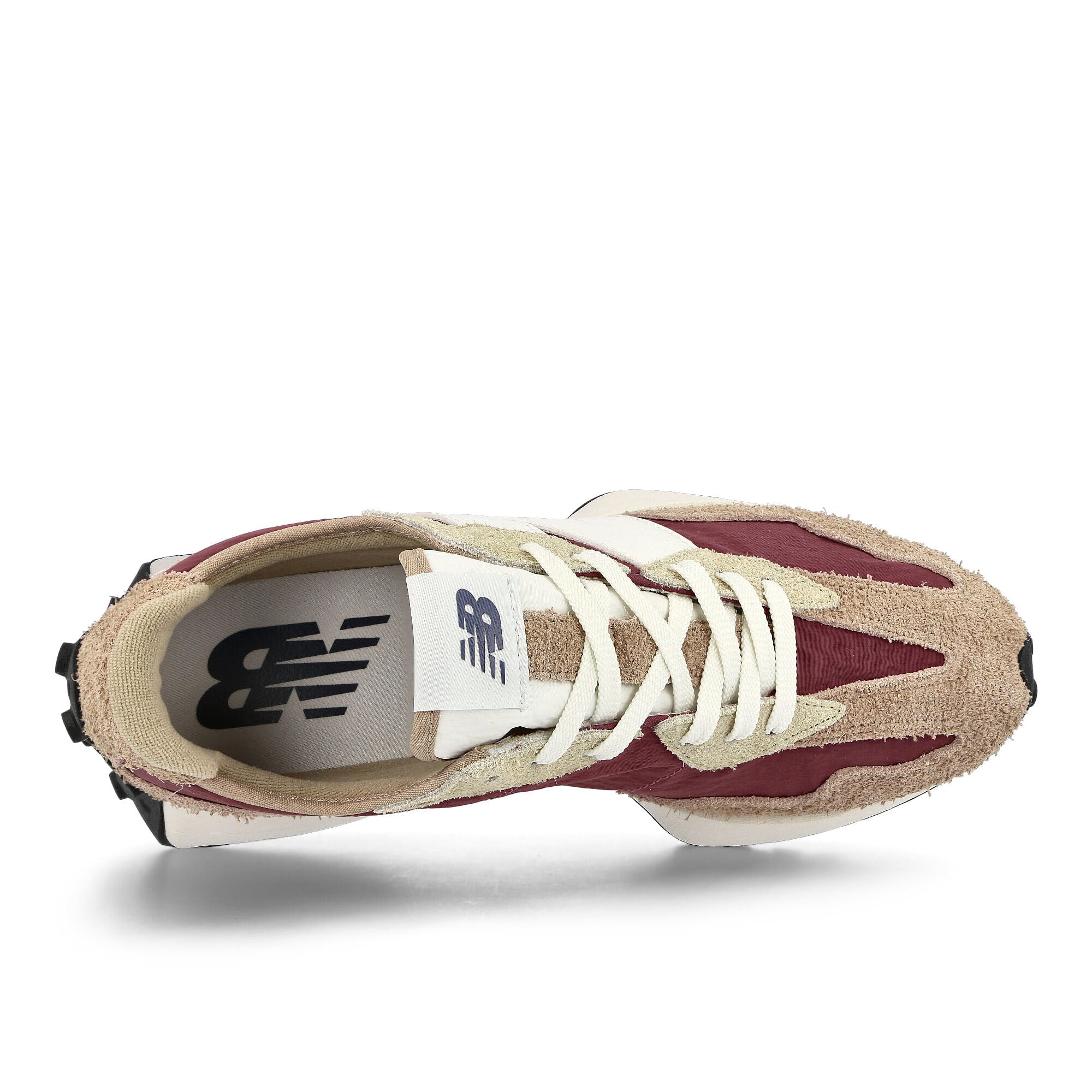 New Balance MS327CP Beige / Burgundy Low Top Sneakers Detailfoto | Overkill