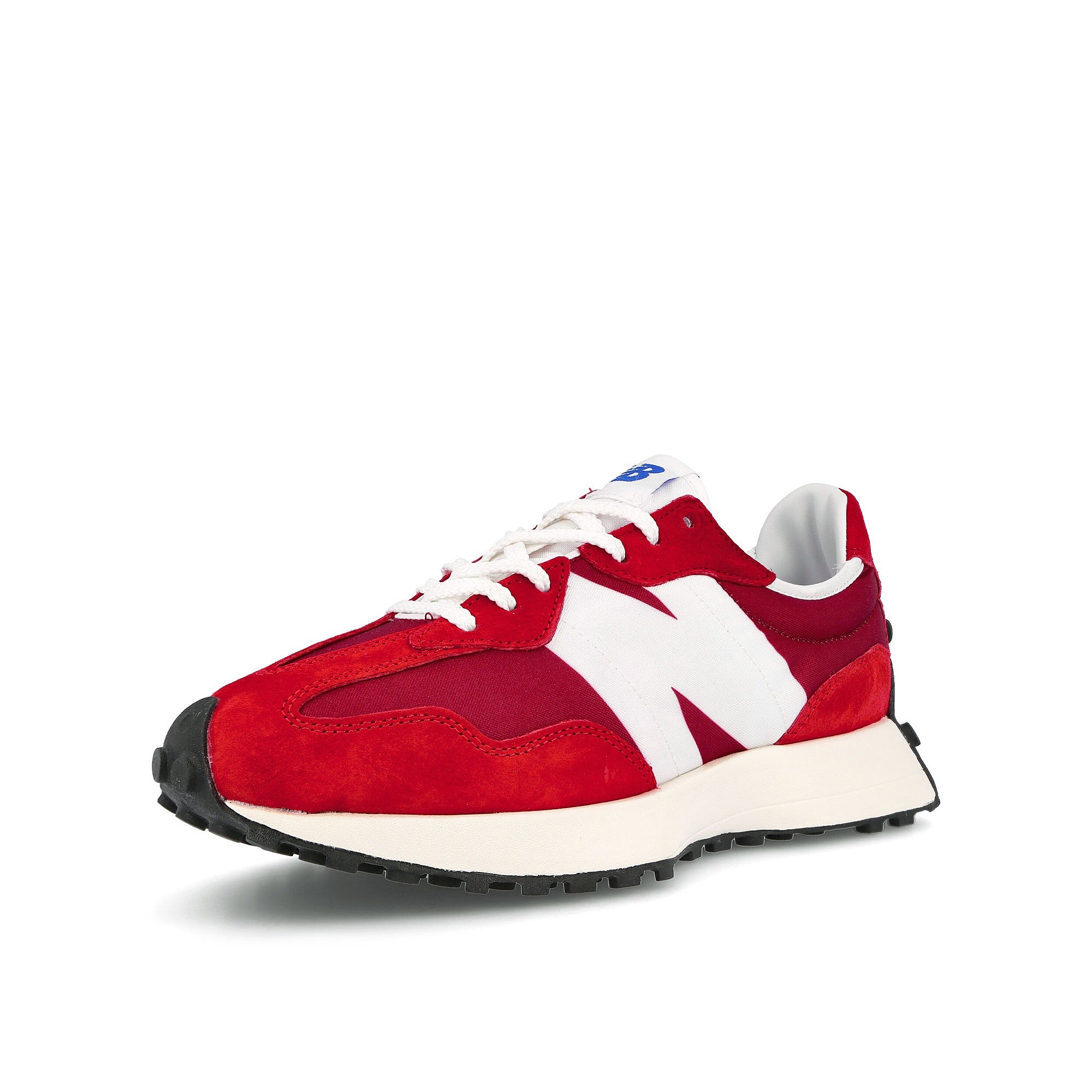 New Balance ms 327 ld1 Red-White Low Top Sneakers Close Up | Overkill