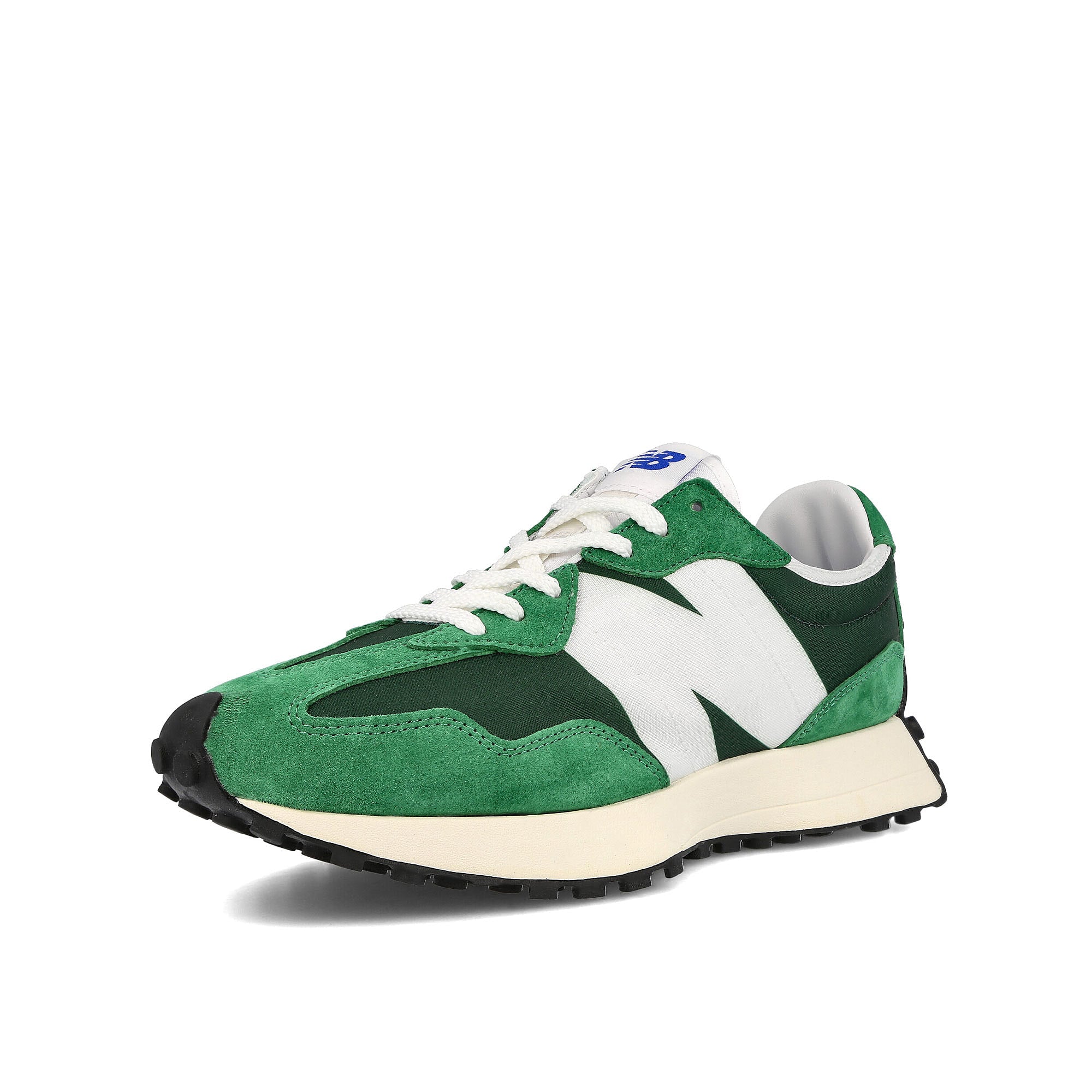 New Balance ms 327 lg1 Varsity Green-Forest Green Low Top Sneakers Close Up | Overkill