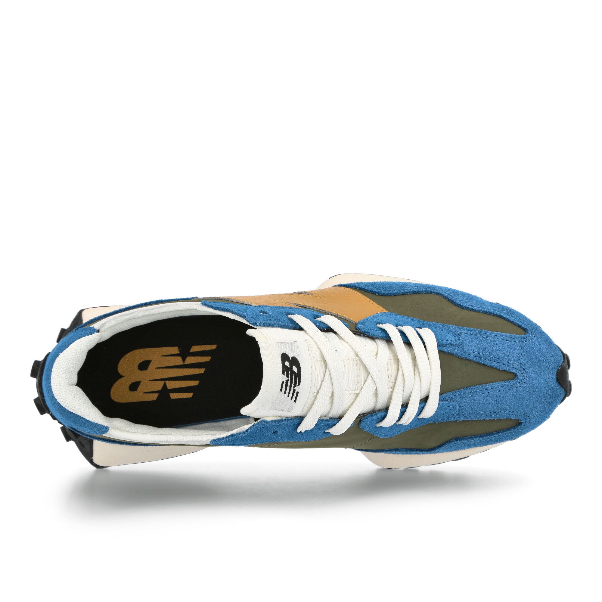 New Balance ms 327 le1 Oxygen Blue-White Low Top Sneakers Detailfoto | Overkill