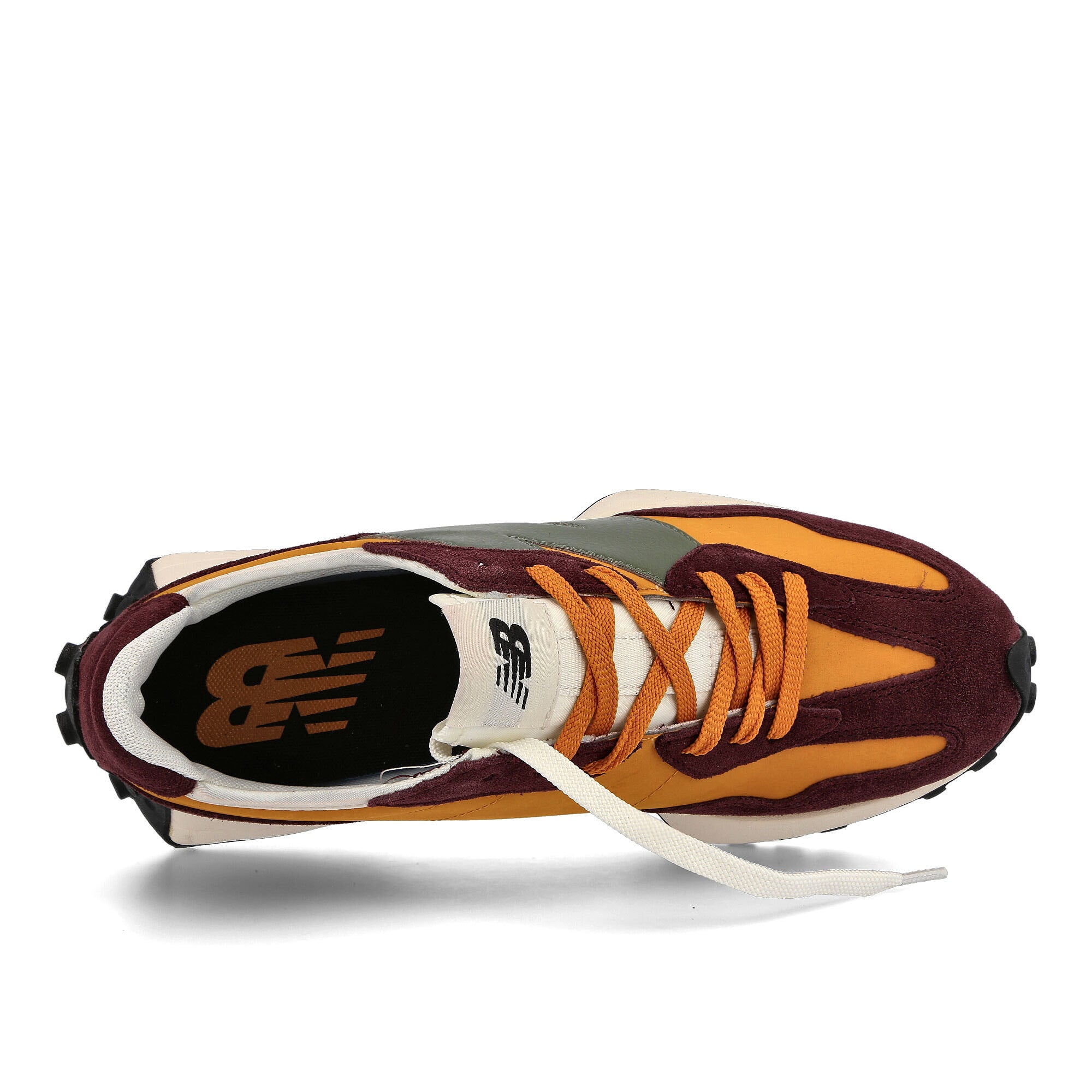 New Balance ms 327 ly1 Madras Orange Low Top Sneakers Detailfoto | Overkill