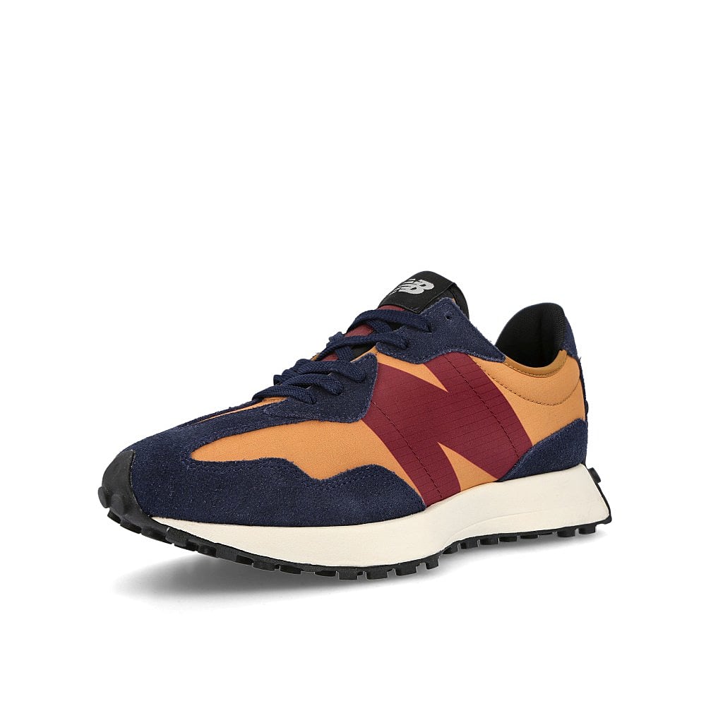 New Balance ms 327 ta Natural Indigo-Faded Workwear Low Top Sneakers Close Up | Overkill