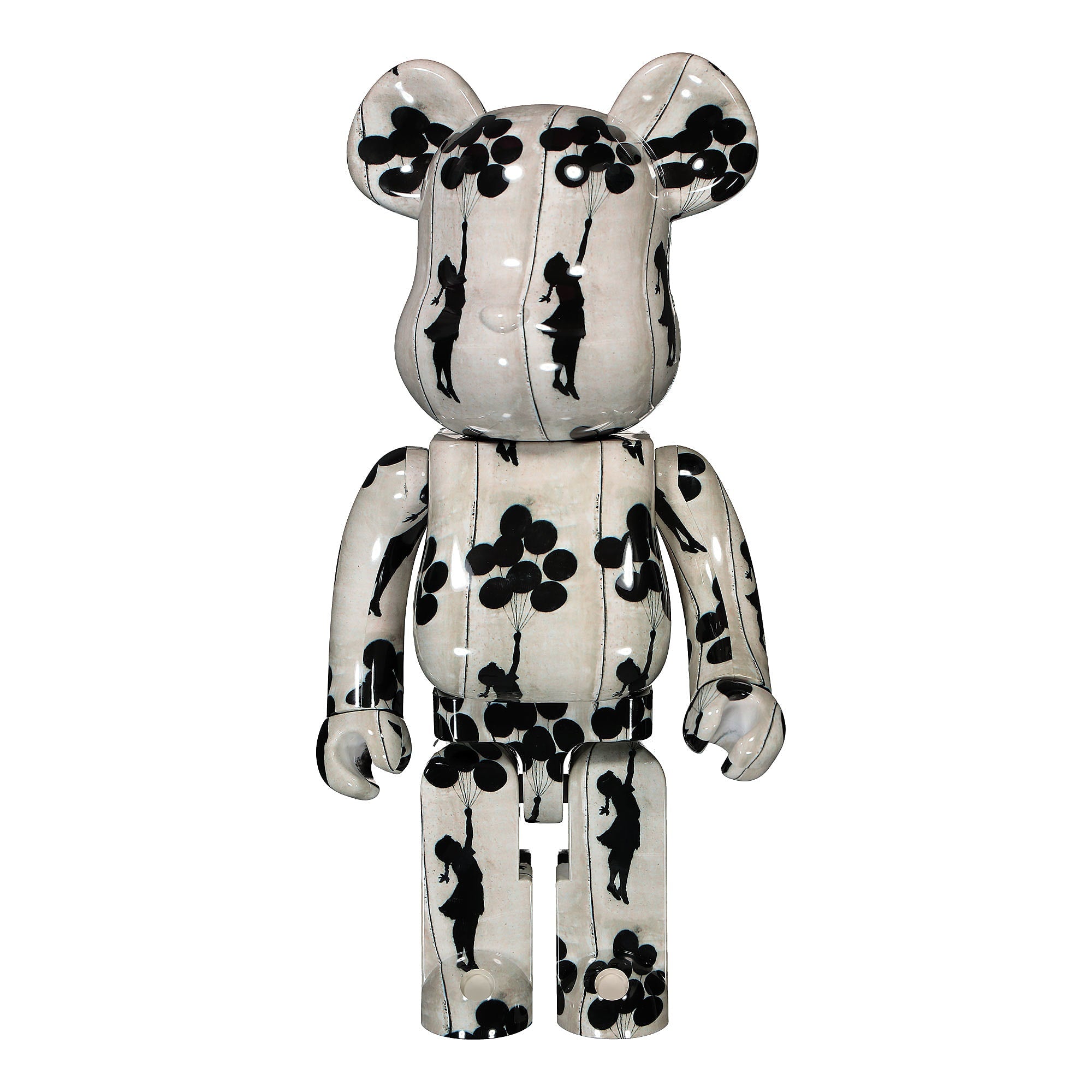 Medicom Brandalism x Medicom Be@rbrick Flying Baloons Girl 1000% White / Black Collectibles & Toys BXMDCBBFBG1000 | Overkill