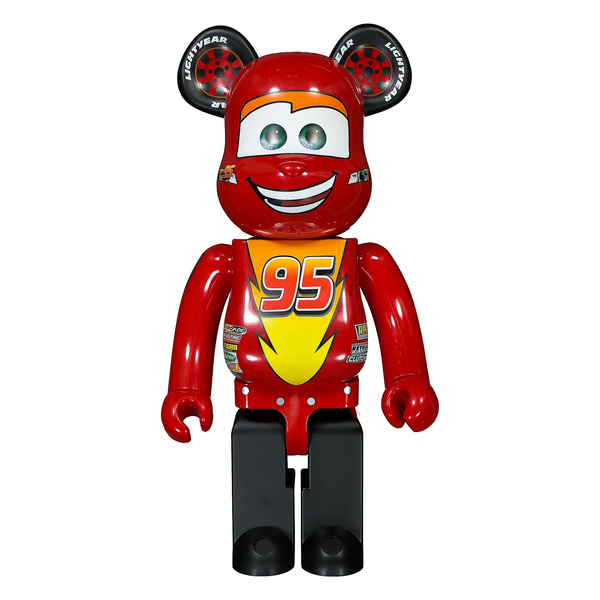 Medicom Cars x Medicom Be@rbrick Lightning McQueen 1000% Multicolor Collectibles & Toys | Overkill