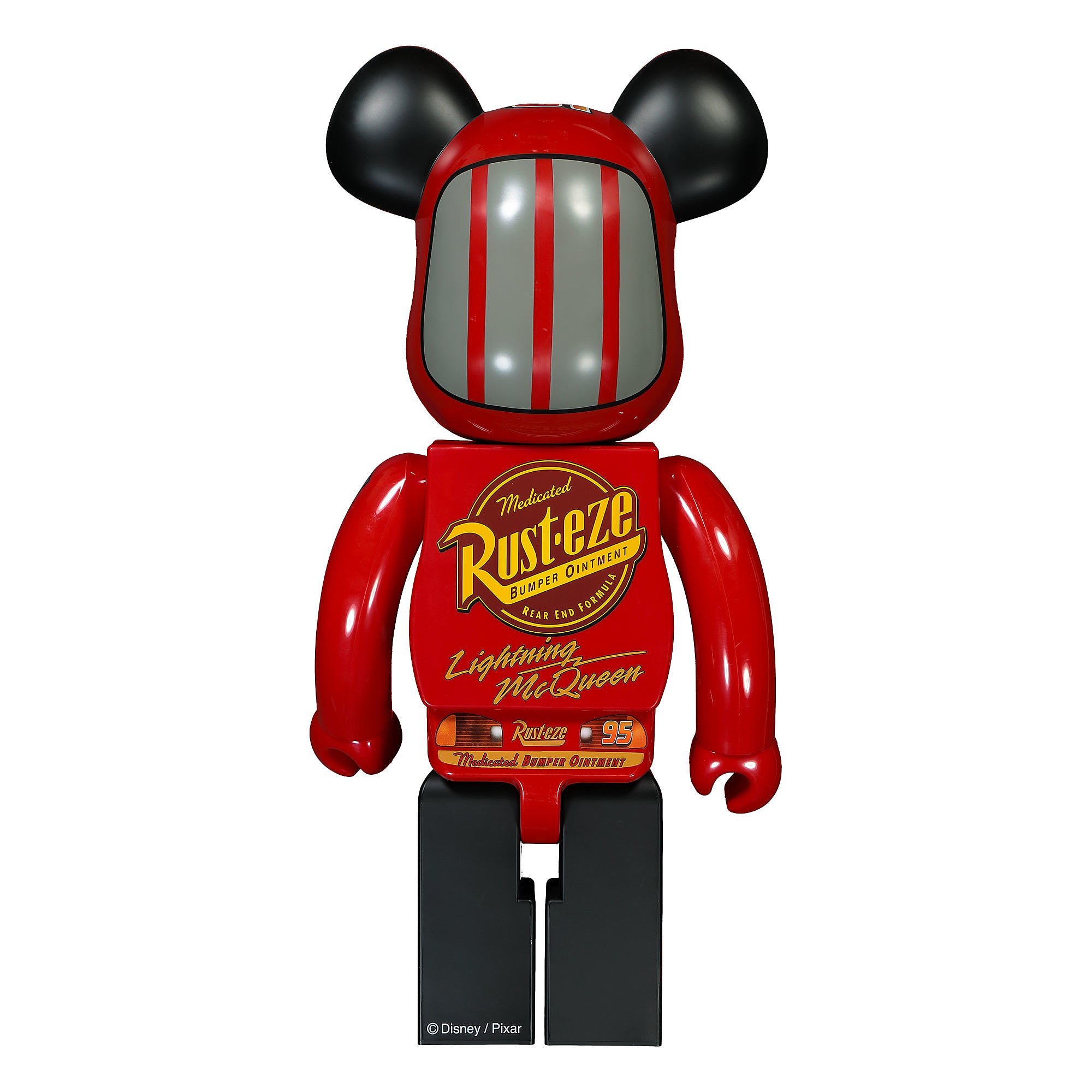 Medicom Cars x Medicom Be@rbrick Lightning McQueen 1000% Multicolor Collectibles & Toys Material | Overkill