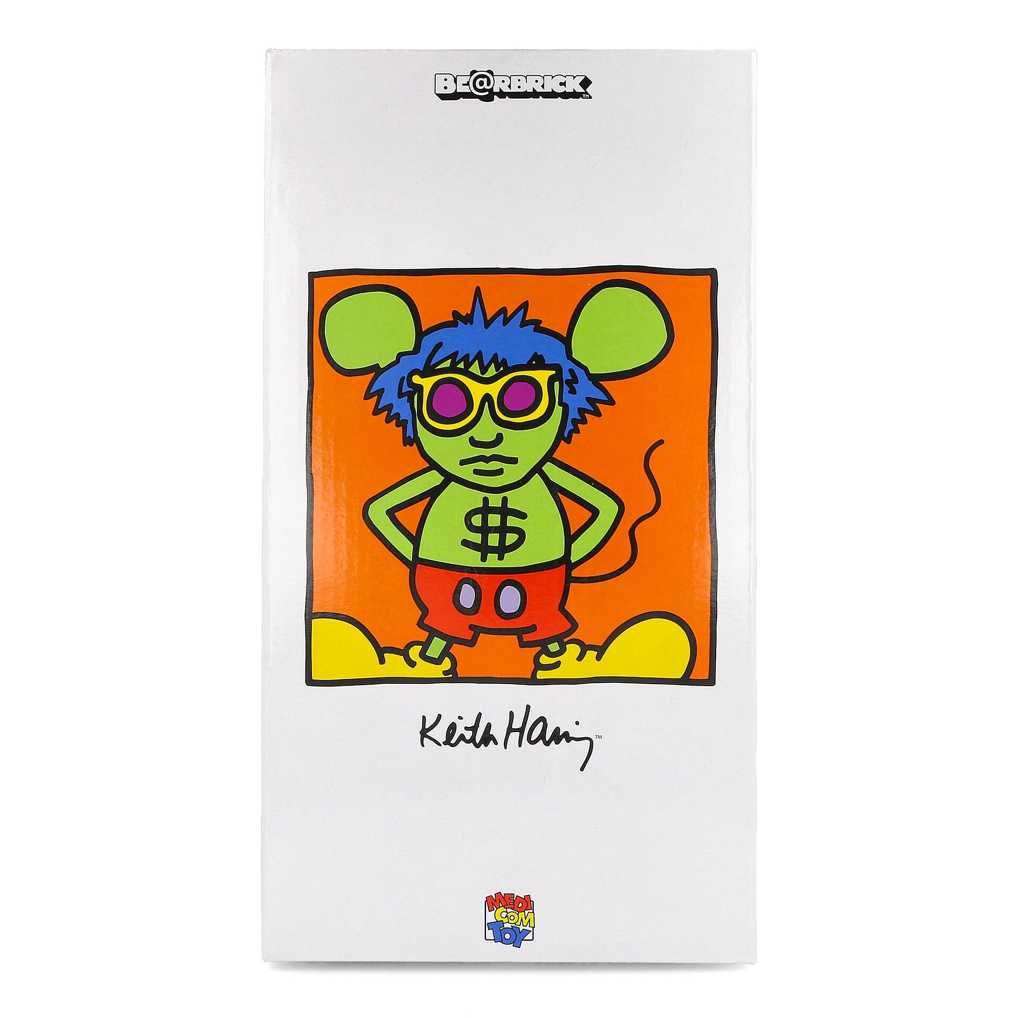 Medicom Keith Haring x Medicom Be@rbrick Andy Mouse 400% Multicolor Collectibles & Toys Detail view 1 | Overkill