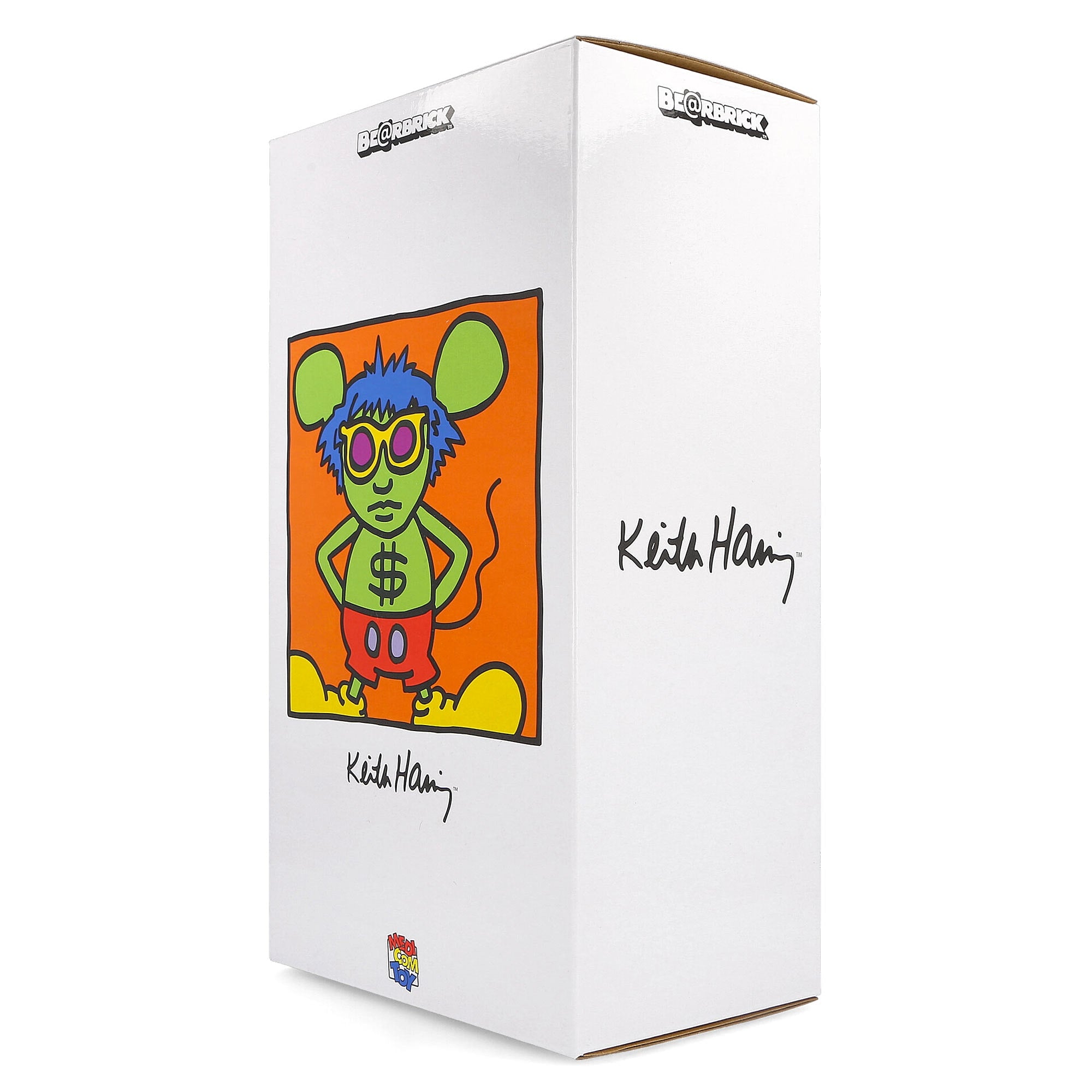 Medicom Keith Haring x Medicom Be@rbrick Andy Mouse 400% Multicolor Collectibles & Toys Detail view 2 | Overkill