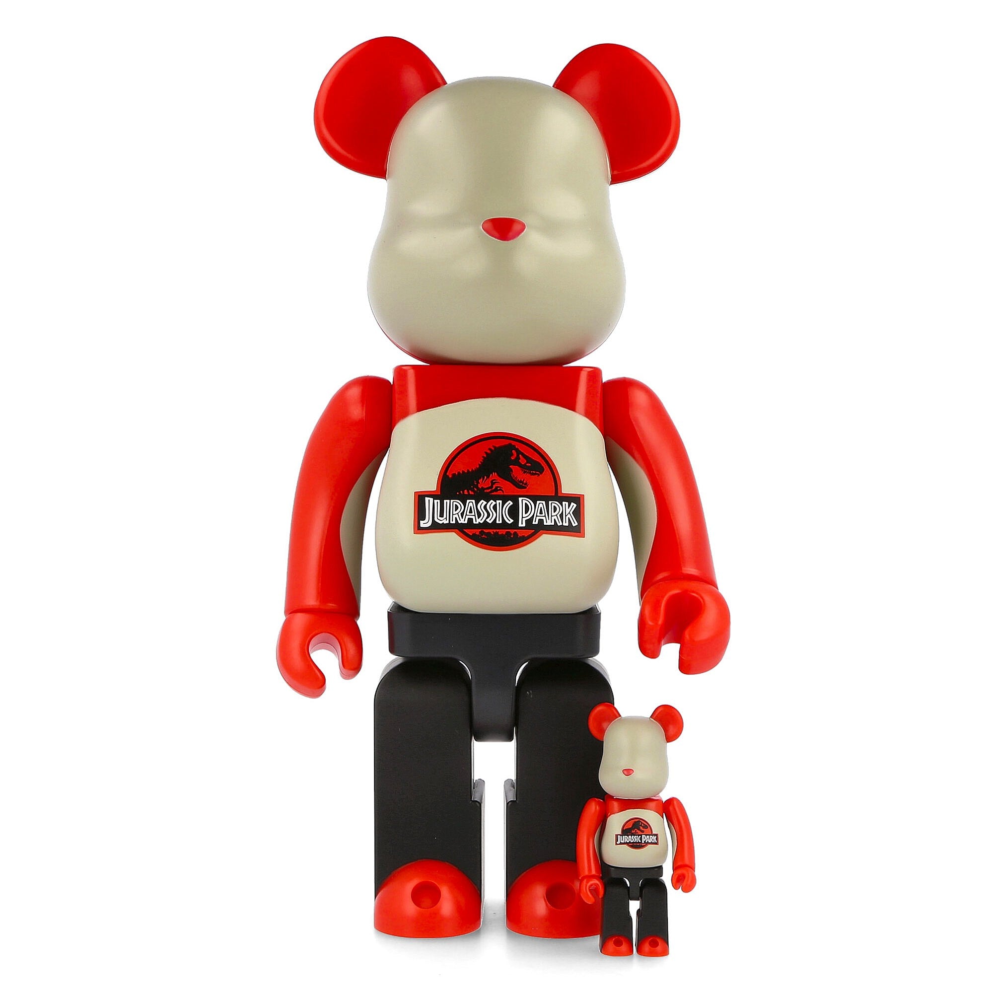 Medicom Be@rbrick Jurassic Park 400% + 100% Multicolor Collectibles & Toys MBJP400 | Overkill