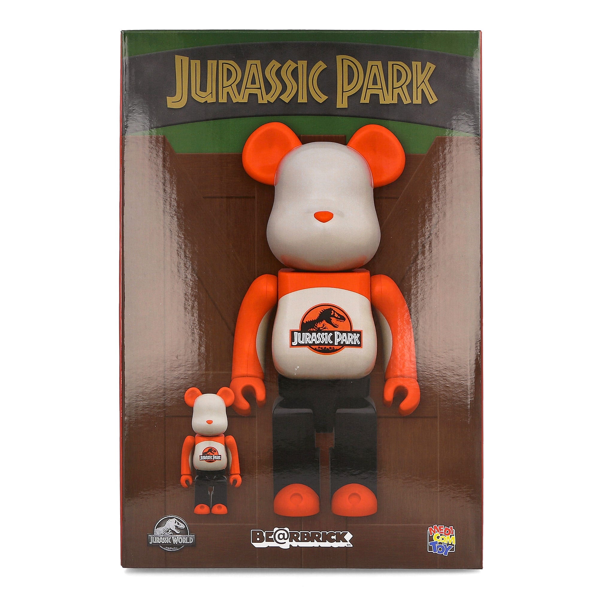 Medicom Be@rbrick Jurassic Park 400% + 100% Multicolor Collectibles & Toys Detail view 1 | Overkill