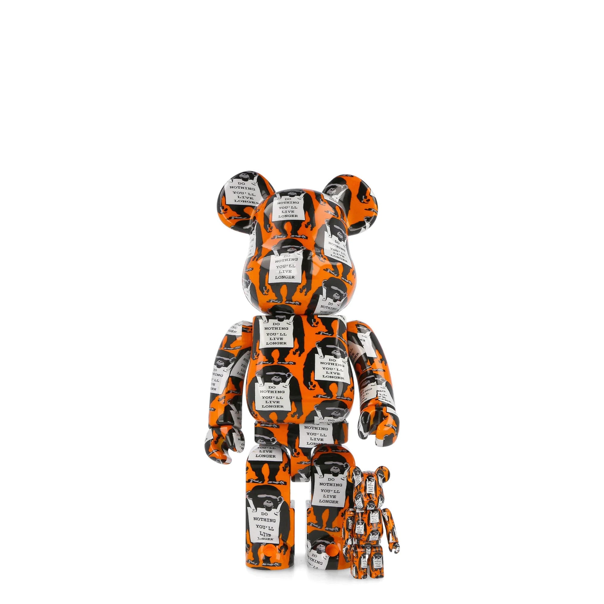 Medicom Brandalism x Medicom Be@rbrick Monkey Sign 400% + 100% Multicolor Collectibles & Toys | Overkill