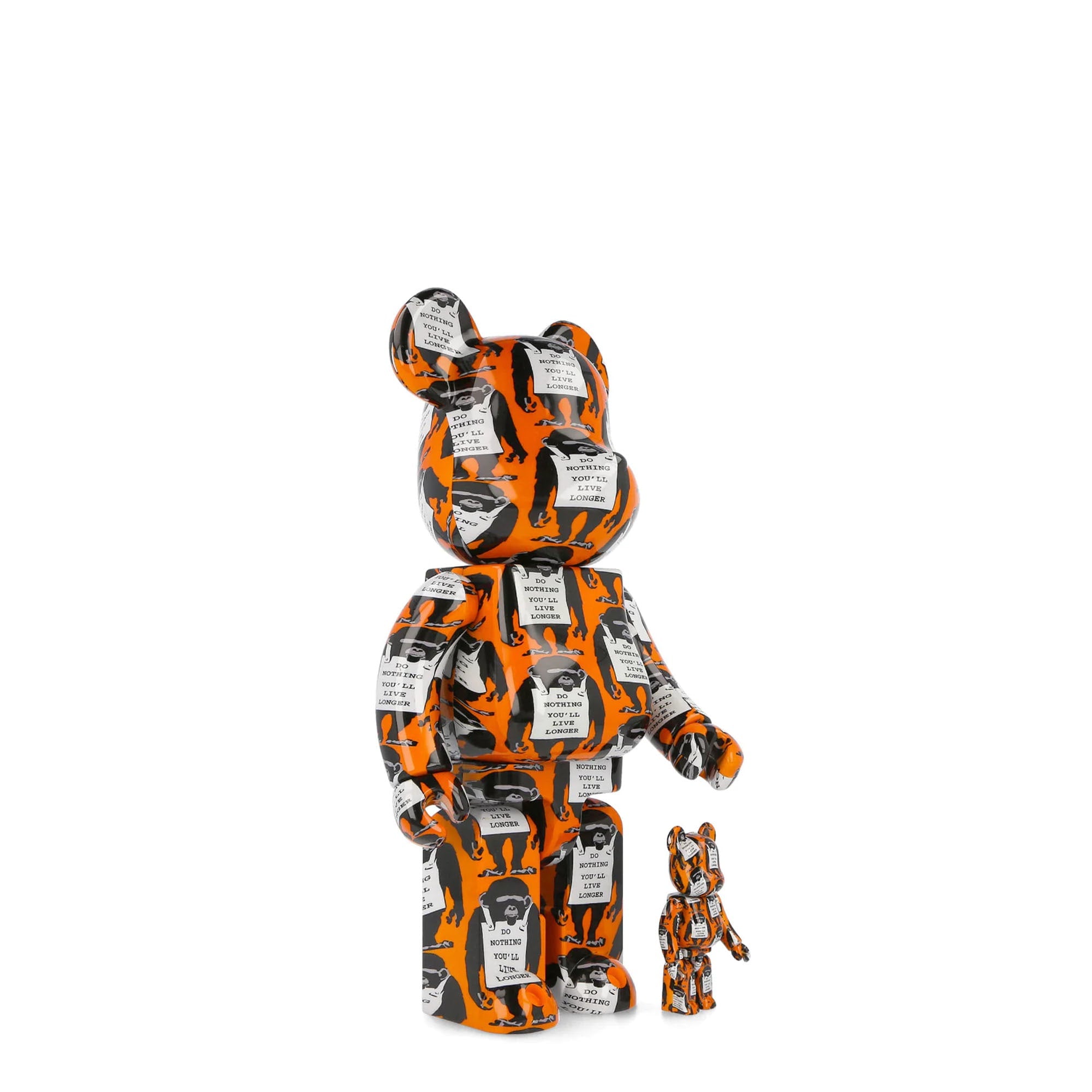 Medicom Brandalism x Medicom Be@rbrick Monkey Sign 400% + 100% Multicolor Collectibles & Toys Detailfoto | Overkill