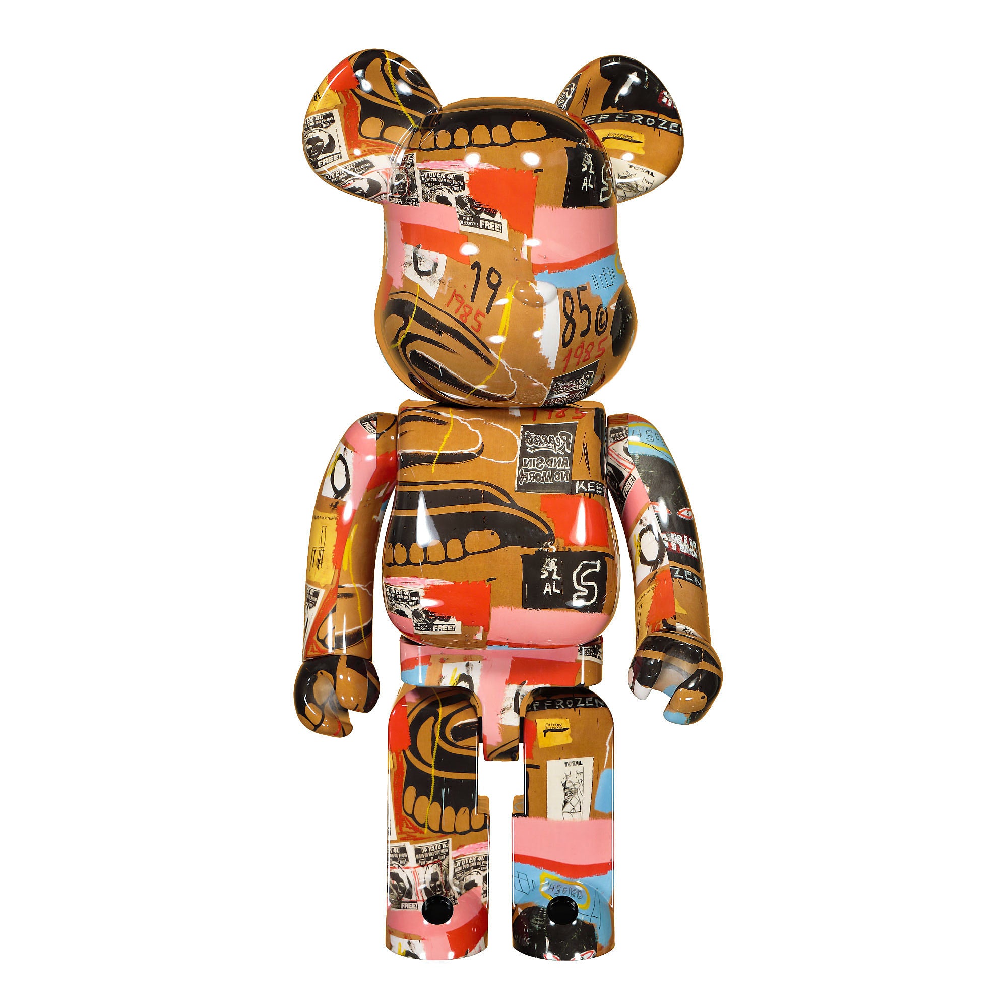 Medicom Be@rbrick Andy Warhol x Jean Michel Basquiat #2 1000% Multicolor Collectibles & Toys MDCAWJMB1000 | Overkill