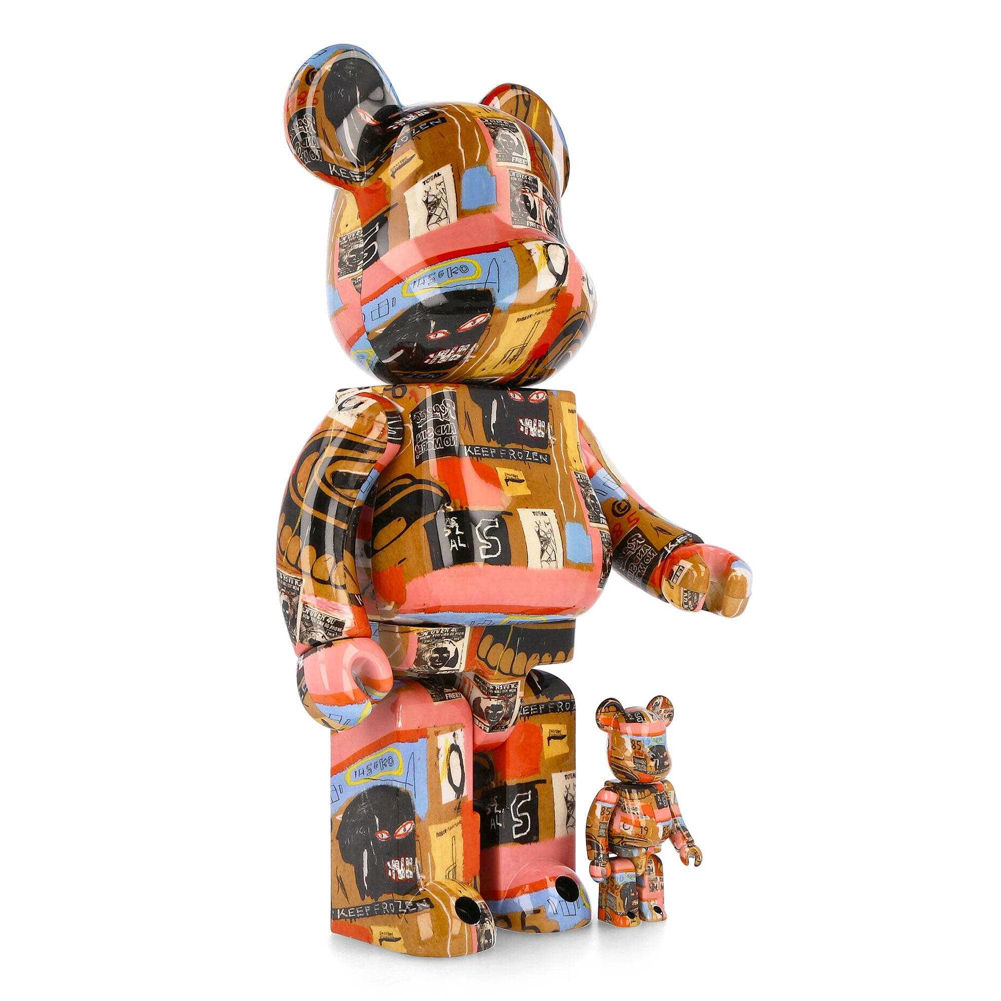 Medicom Be@rbrick Andy Warhol x Jean Michel Basquiat #2 400% + 100% Multicolor Collectibles & Toys Detailfoto | Overkill