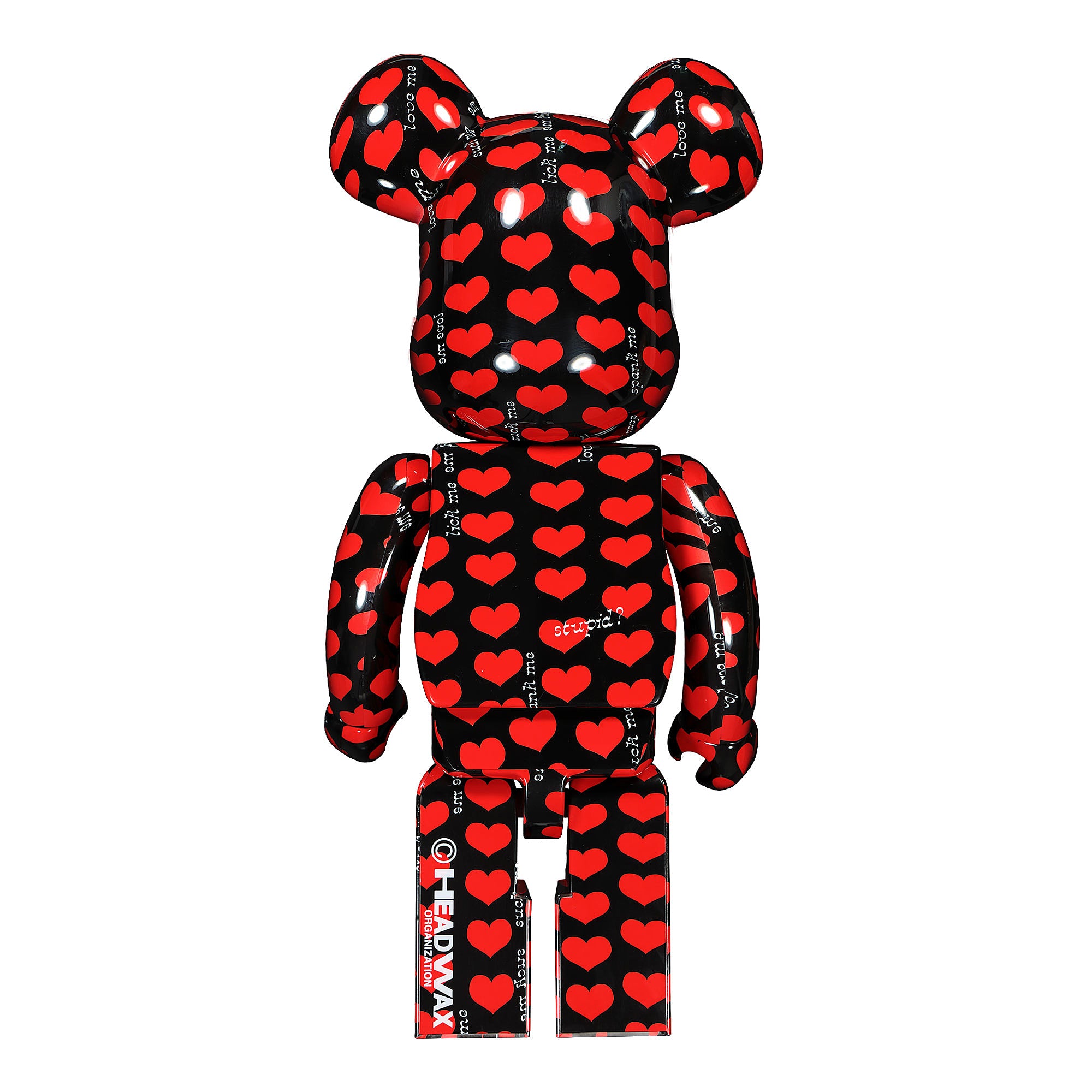 Medicom Be@rbrick Black Heart 1000% Black Collectibles & Toys Material | Overkill
