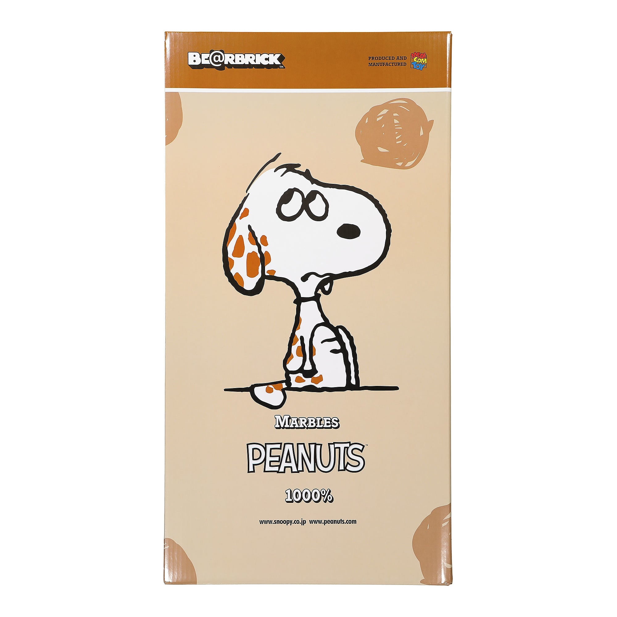 Medicom Be@arbrick Marbles Peanuts 1000% White Collectibles & Toys Detail view 1 | Overkill
