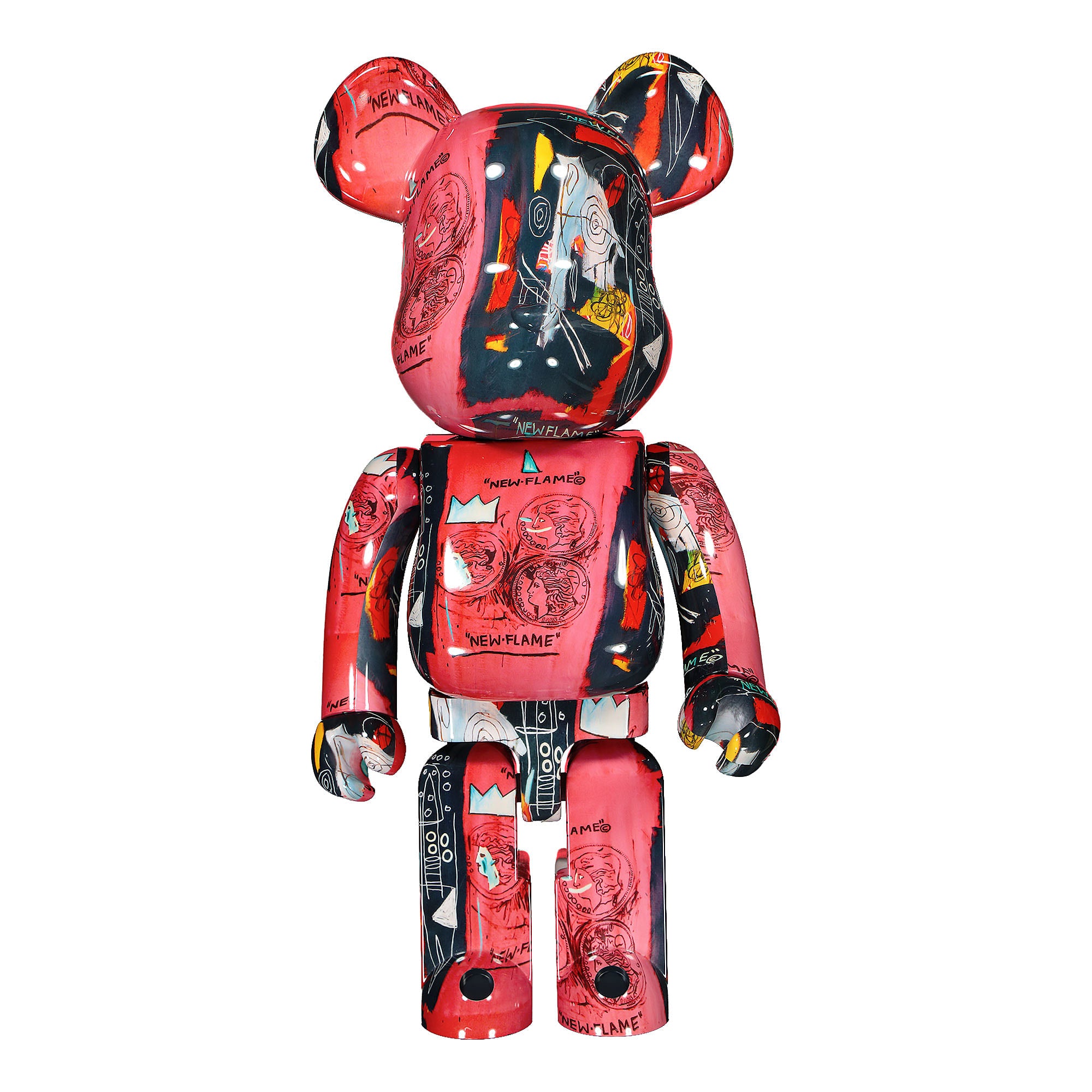 Medicom Be@rbrick Jean Michel Basquiat #1 1000% Multicolor Collectibles & Toys MDCJMB11000 | Overkill
