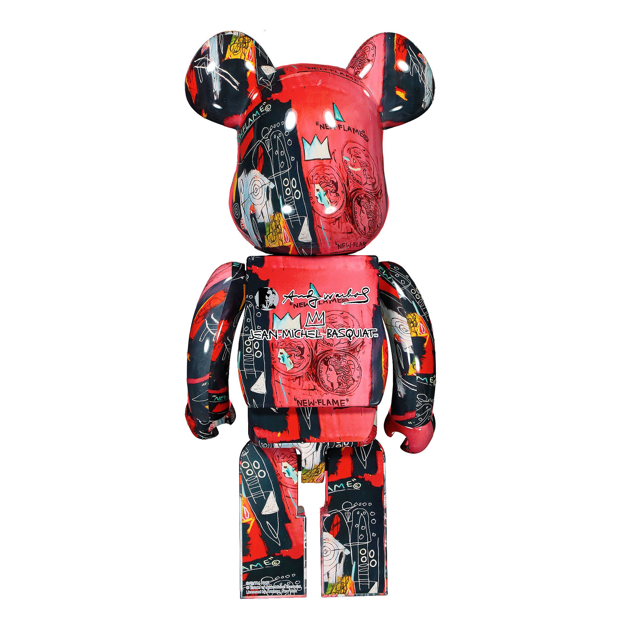 Medicom Be@rbrick Jean Michel Basquiat #1 1000% Multicolor Collectibles & Toys Material | Overkill
