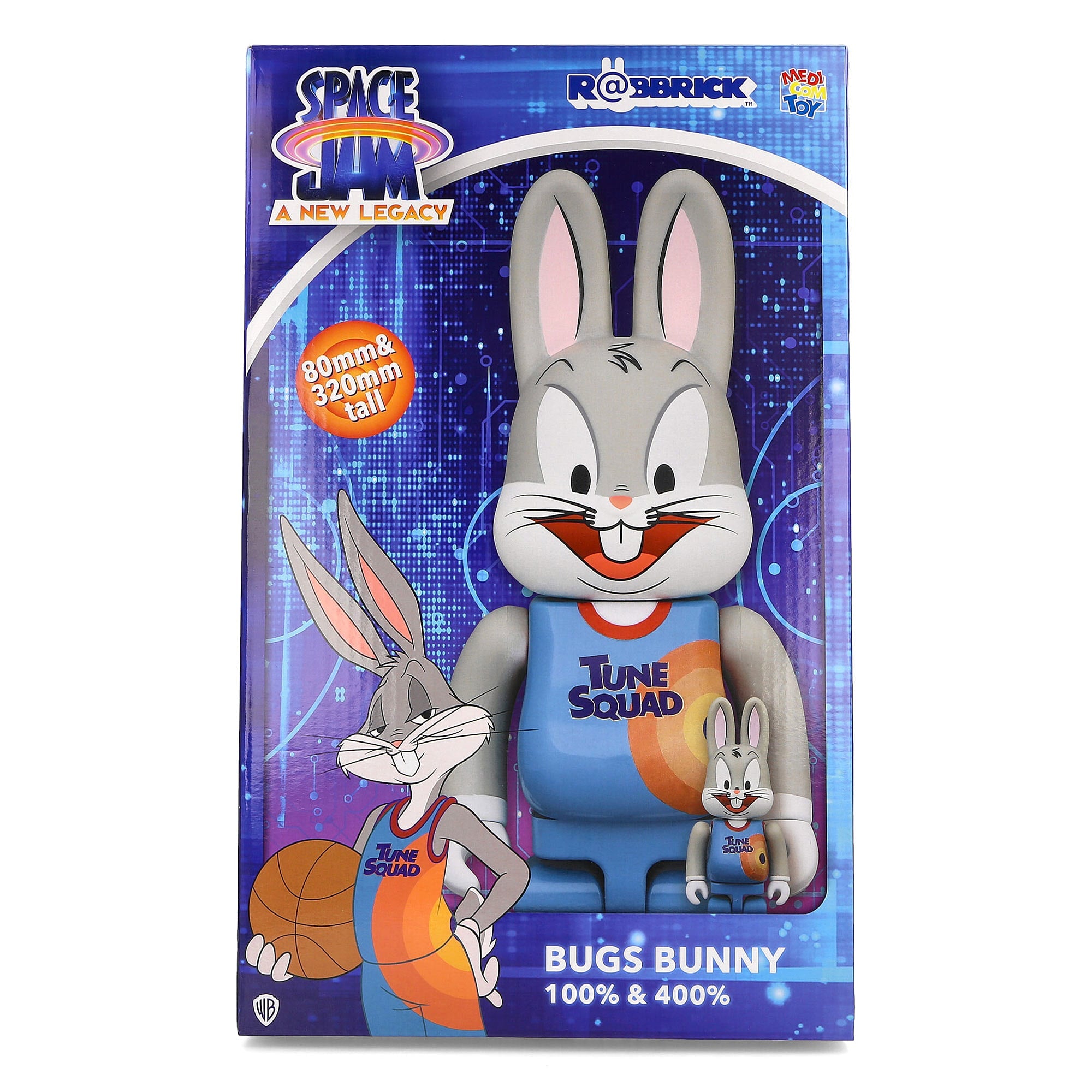 Medicom Space Jam x Medicom R@bbrick Bugs Bunny 400% + 100% Multicolor Collectibles & Toys Detail view 1 | Overkill