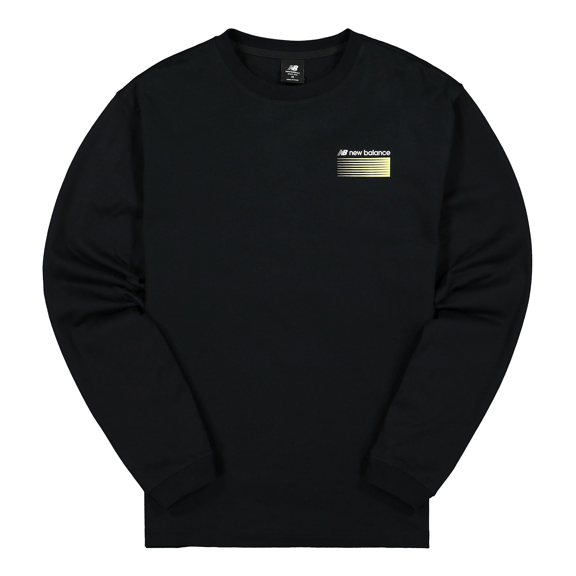 New Balance Sport Style Optiks Longsleeve Tee Black Longsleeves MT01537BK / 782750-60-8 | Overkill
