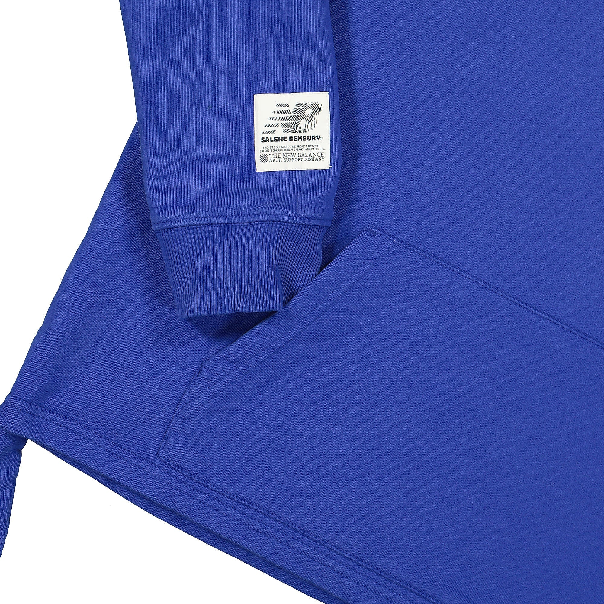 New Balance Salehe Bembury x New Balance Hoodie Ultraviolet Blue Hoodies Detailfoto | Overkill