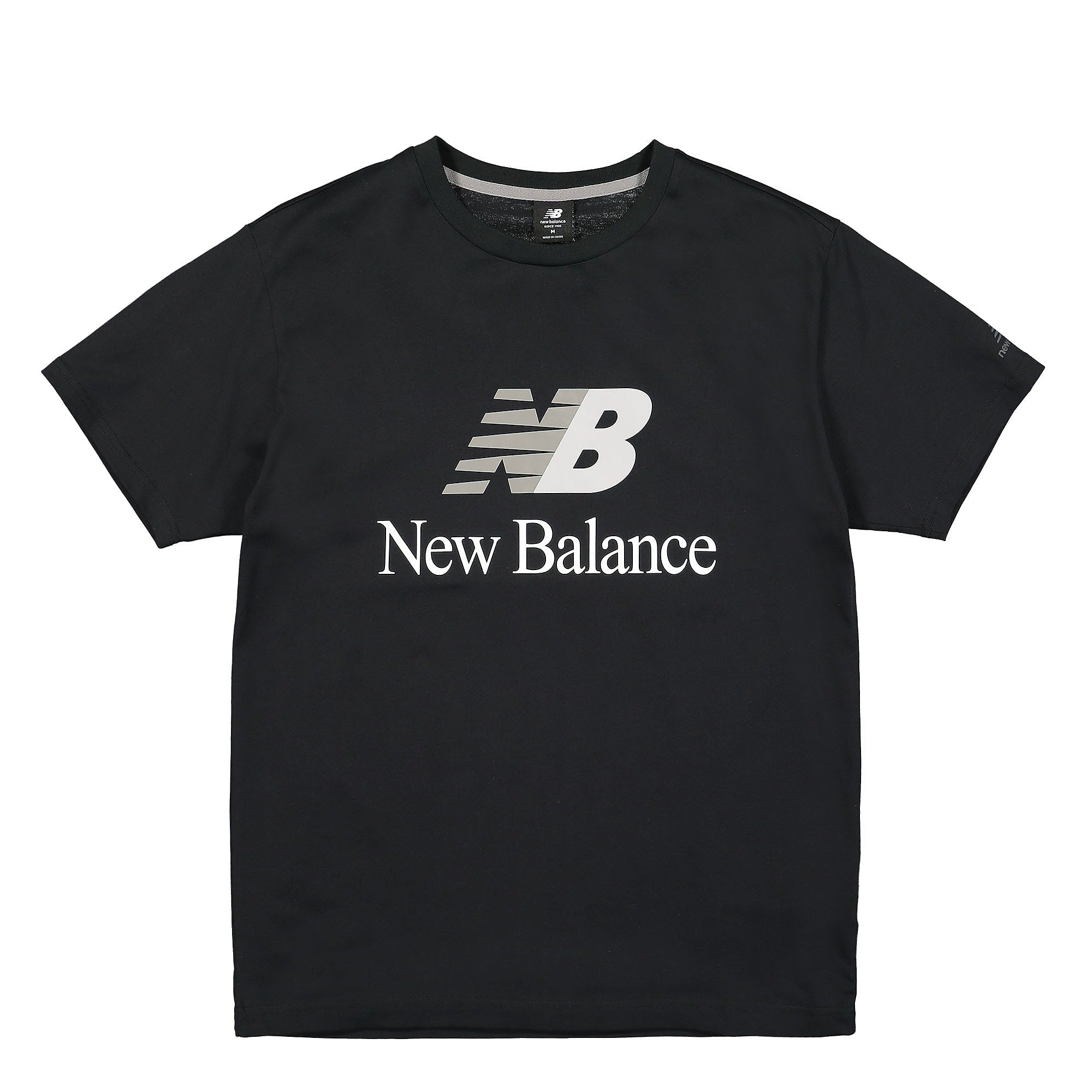 New Balance Essentials Celebrate Split Logo Tee Black T-Shirts MT21529 / BK | Overkill