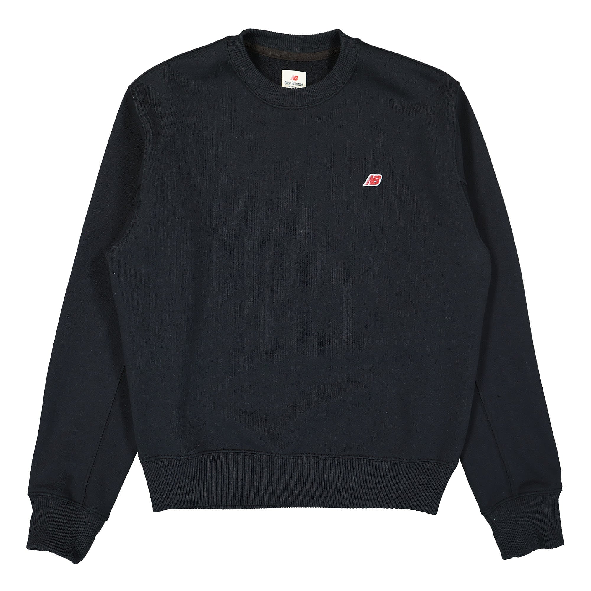 New Balance Made In USA Crew Sweatshirt Black Sweatshirts MT21541 / BK | Overkill